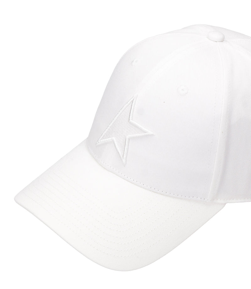 Golden Goose | Cappello Star Baseball Hat Demos Front Pach Star Bianco