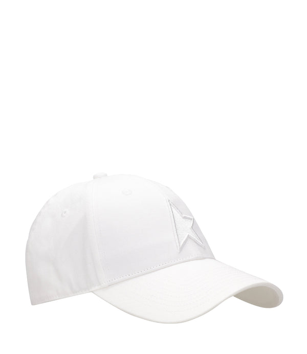 Golden Goose | Cappello Star Baseball Hat Demos Front Pach Star Bianco