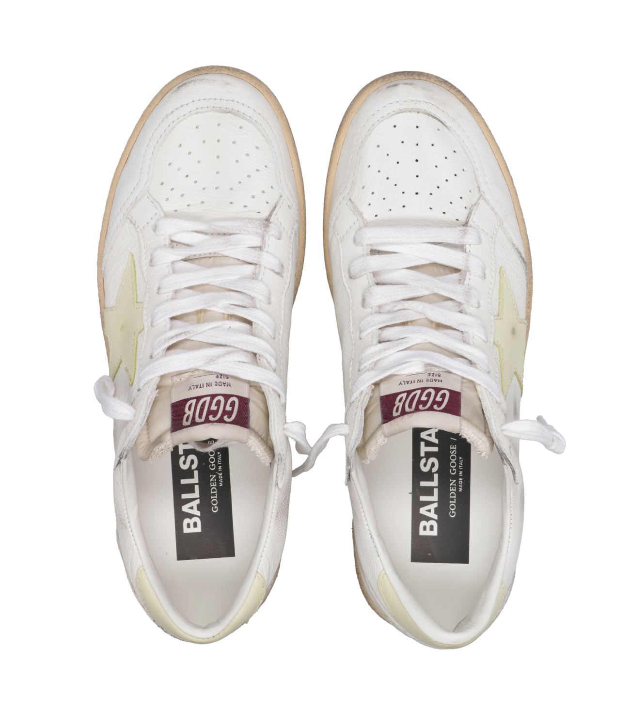 Golden Goose | Ballstar Sneakers White and Yellow