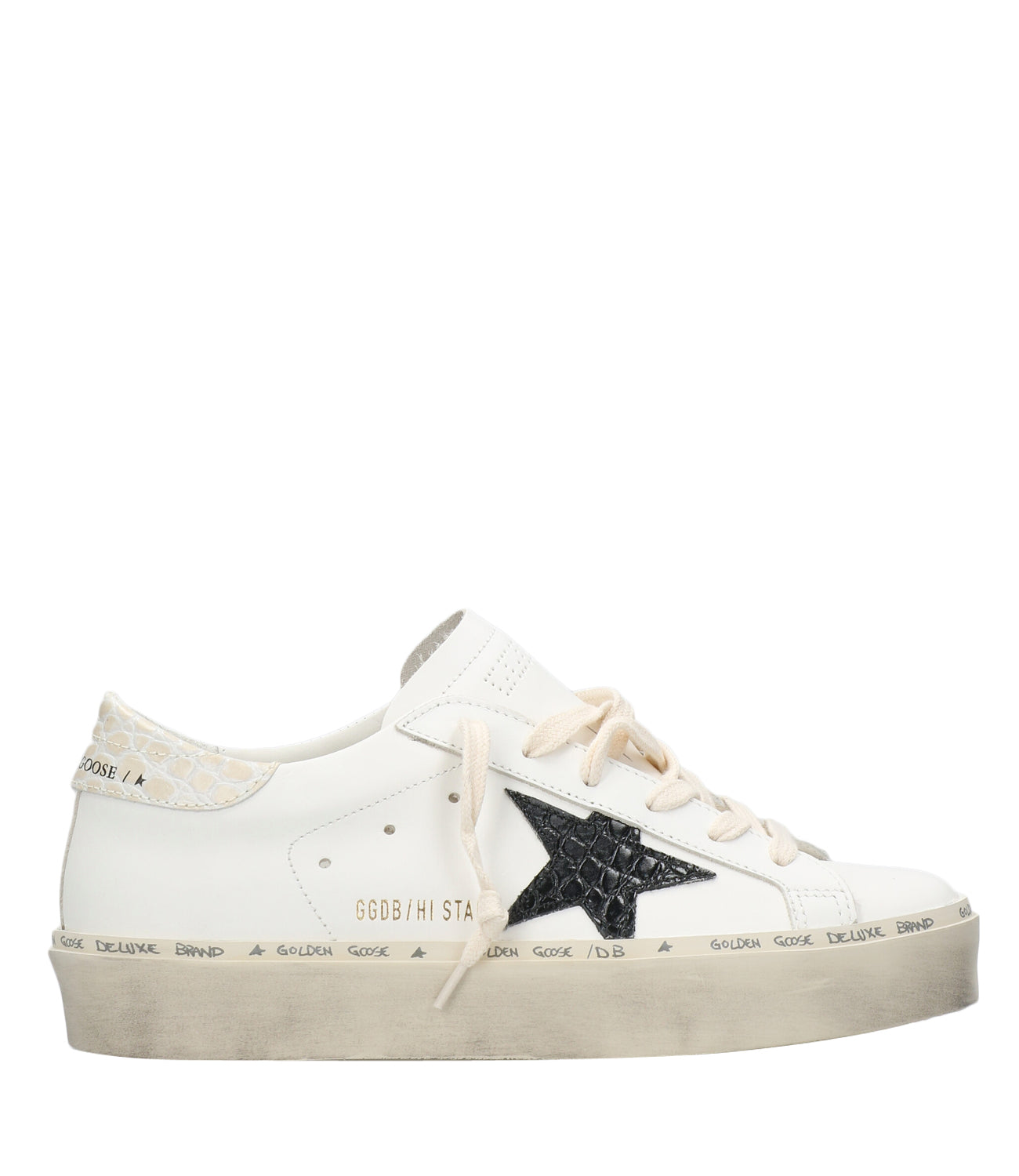 Golden Goose | White, Black and Ivory Sneakers