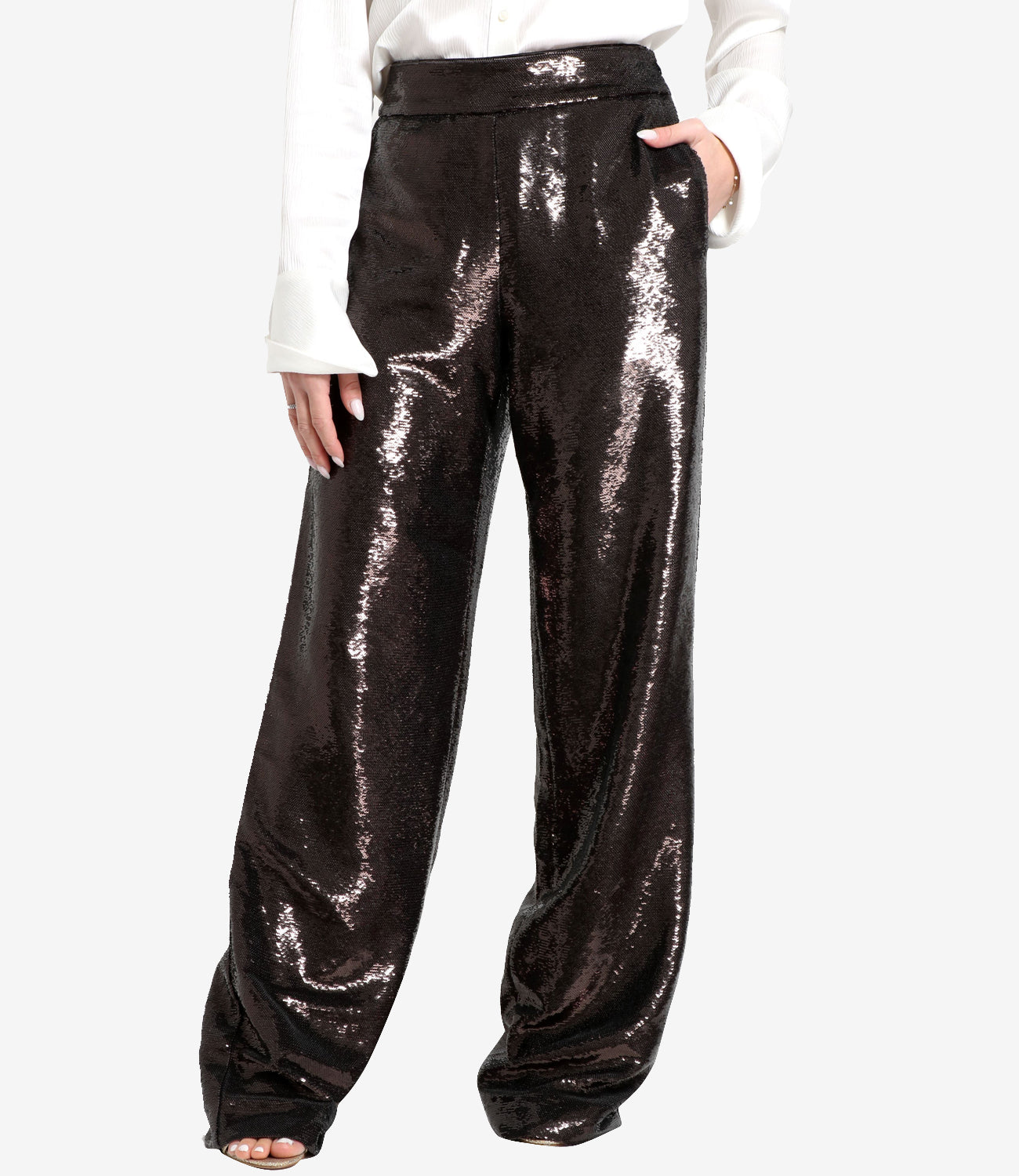 Golden Goose | Jorney W'S Flare Allover Sequins Iron Trousers