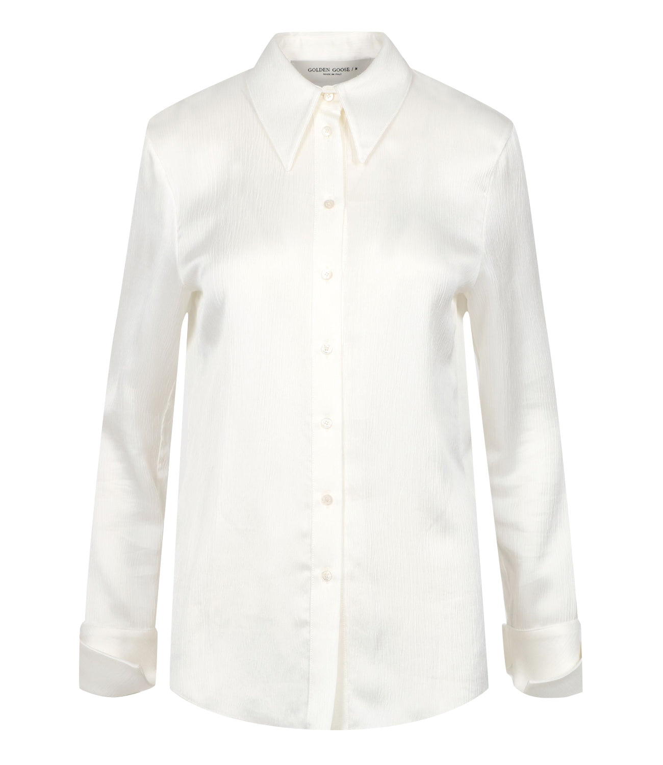 Golden Goose | Camicia Jorney W'S Shirt Slim Pergamena