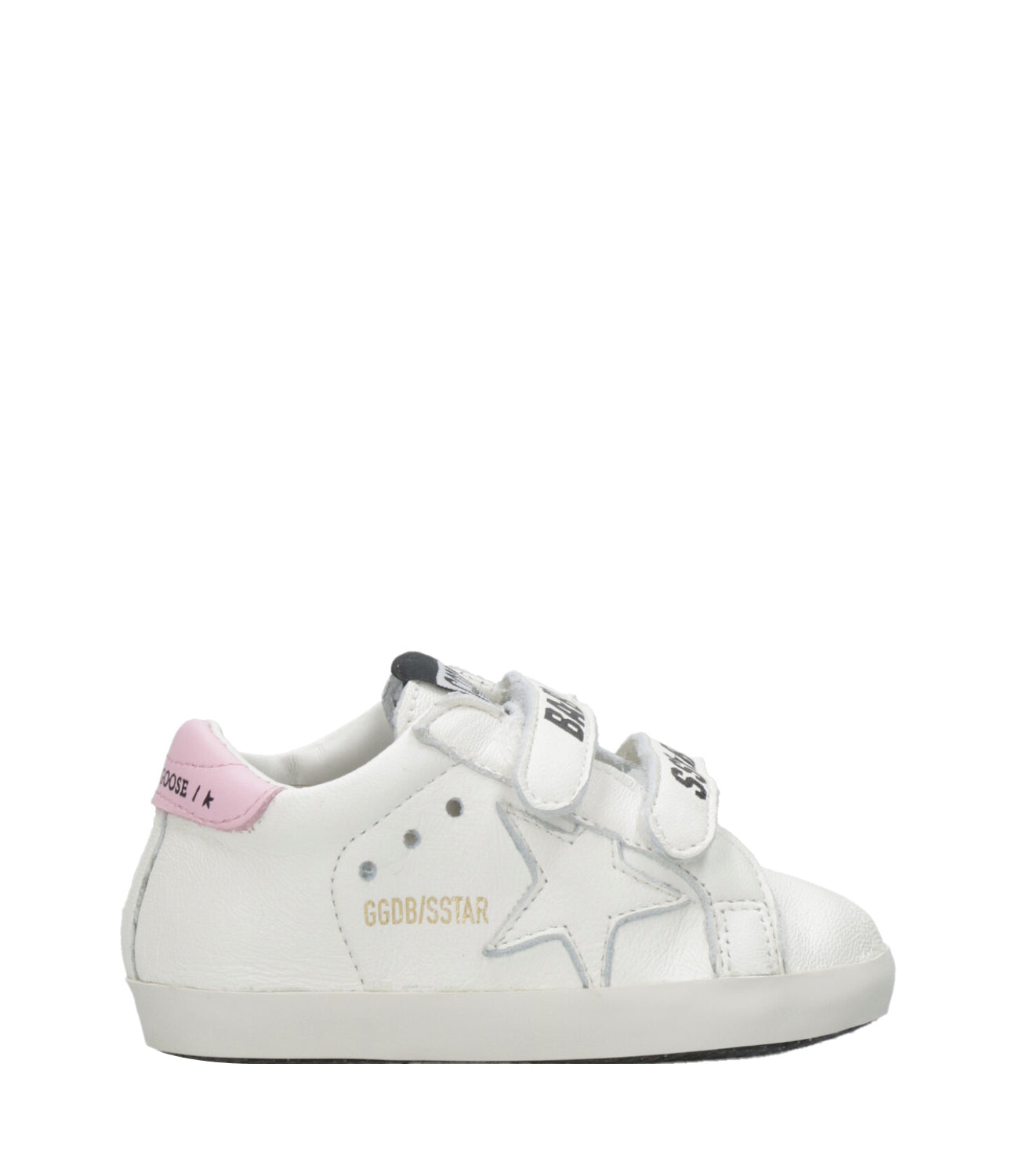 Golden Goose Kids | Sneakers Baby School Set Stripes White and Pink