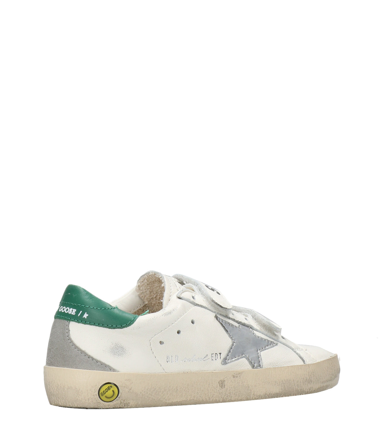 Golden Goose Kids | Sneakers White, Silver and Green