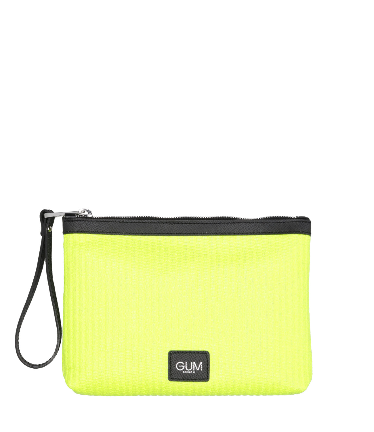 Gum design | Fluo yellow clutch bag