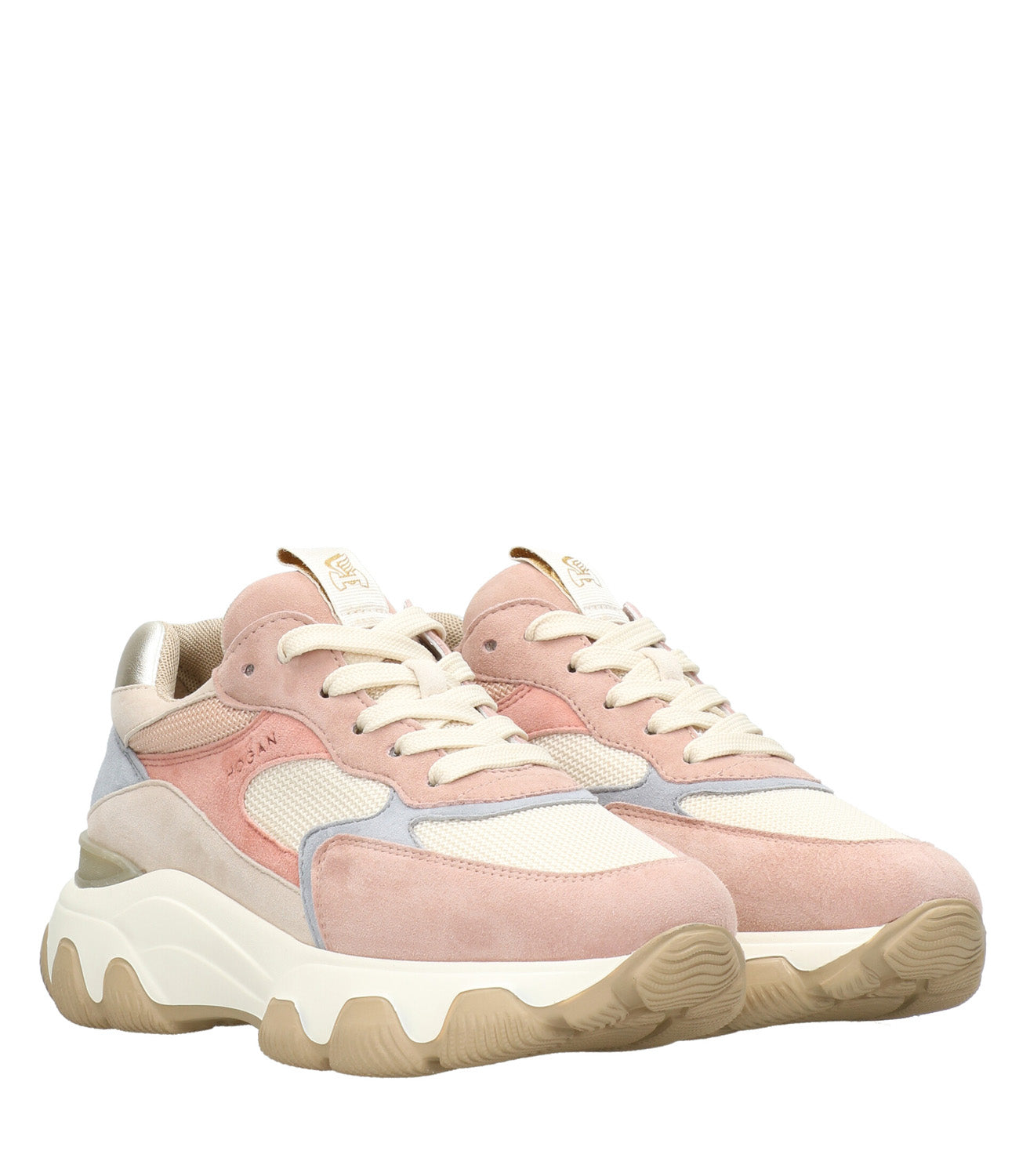 Hogan | Hyperactive Sneakers Beige and Pink