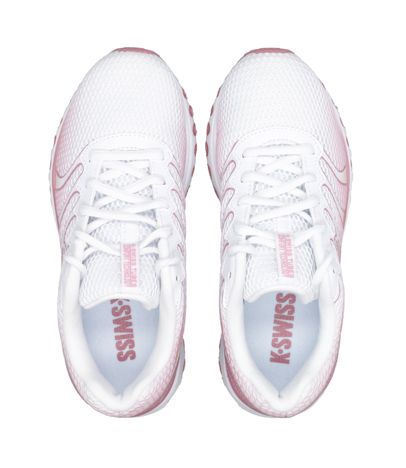 K-Swiss | Tubes 200 White and Apricot Sneakers