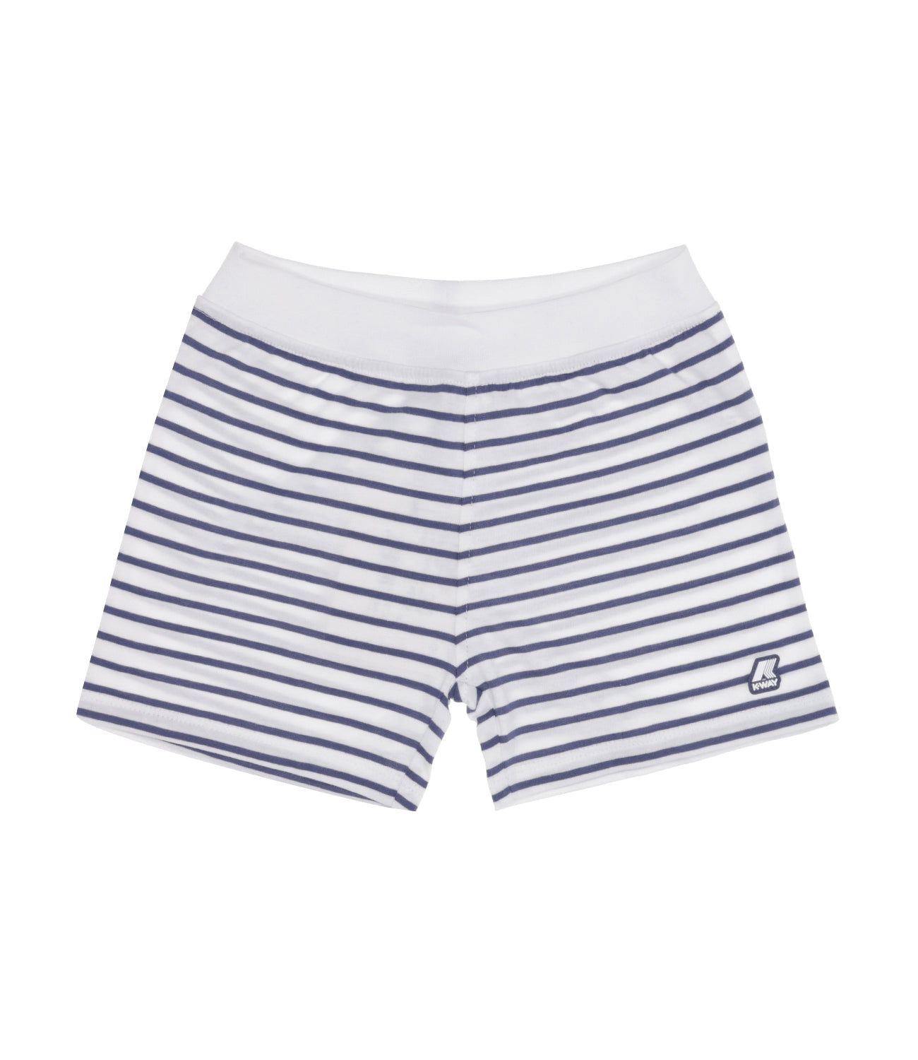 K-Way Kids | Shorts E. Noisette Stripes White and Blue