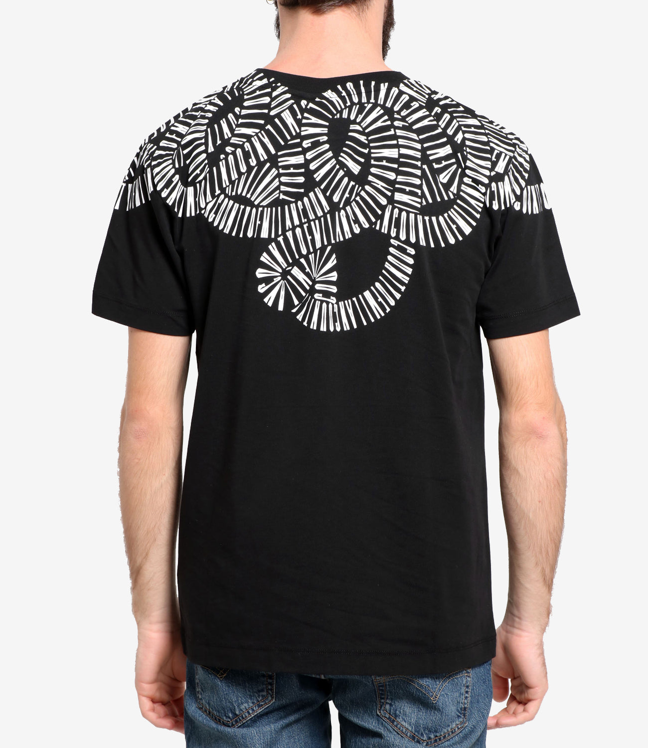 Marcelo Burlon | T-Shirt Snake Wings Black and White