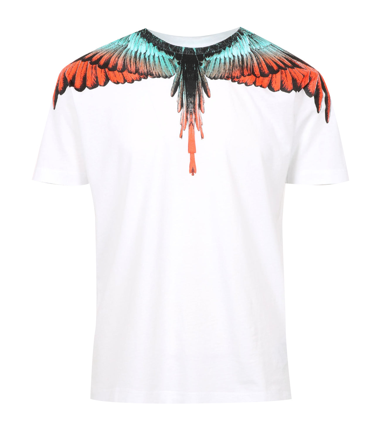 Marcelo Burlon | T-shirt Icon WIngs Bianco e Arancio