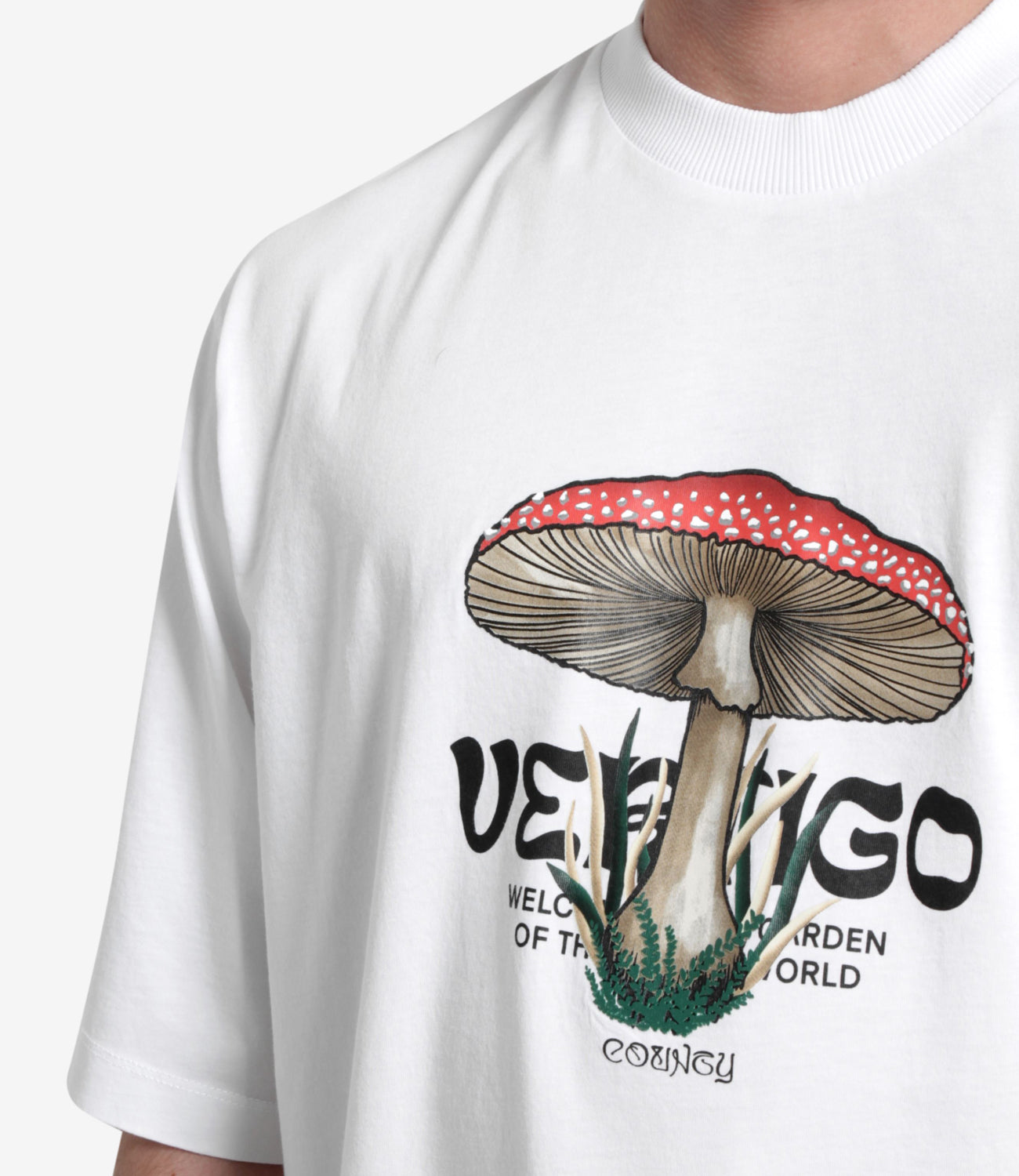 Marcelo Burlon | T-Shirt Vertigo Mushroom Black and White