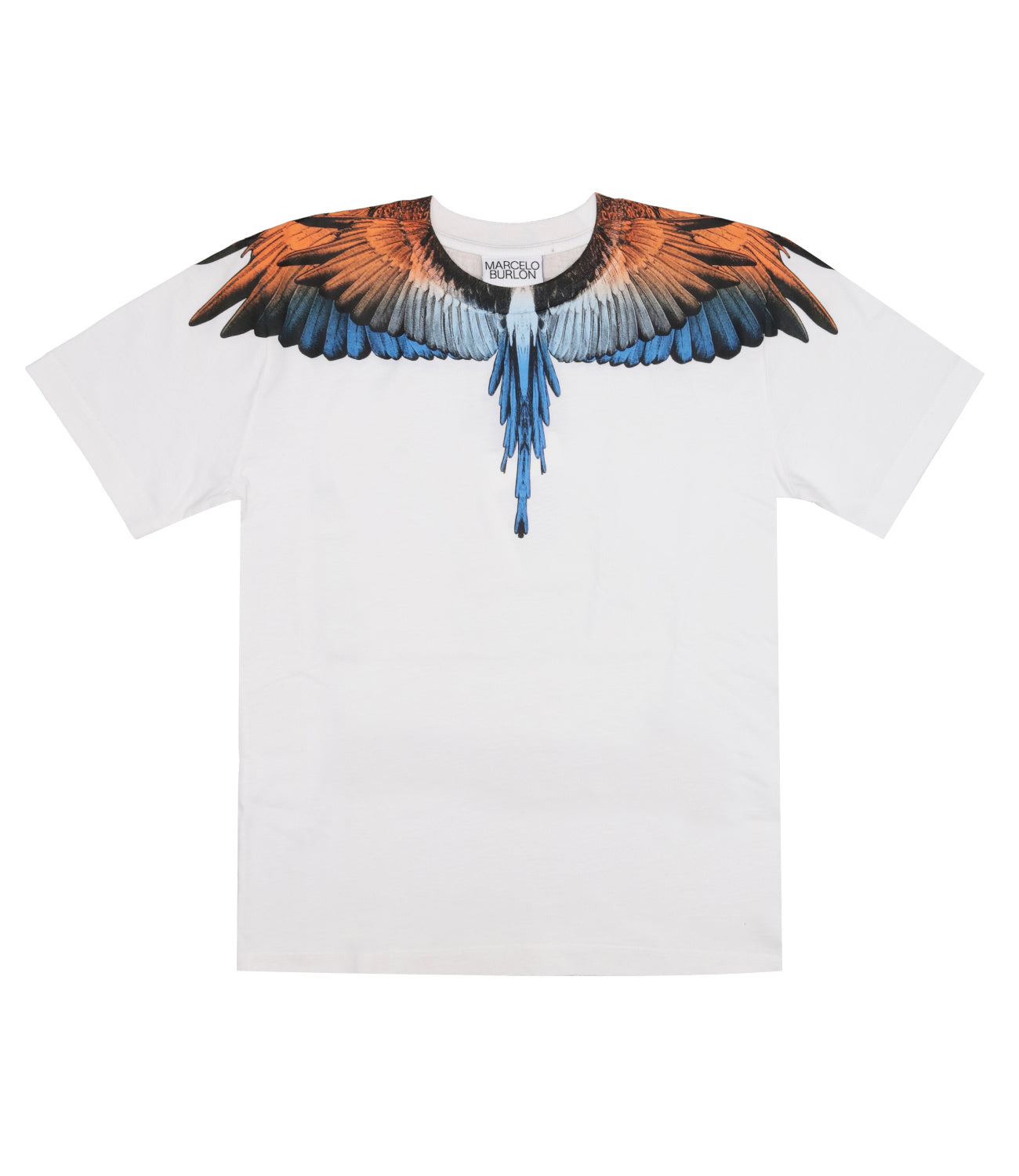 Marcelo Burlon Kids | T-Shirt Bianco e Arancio