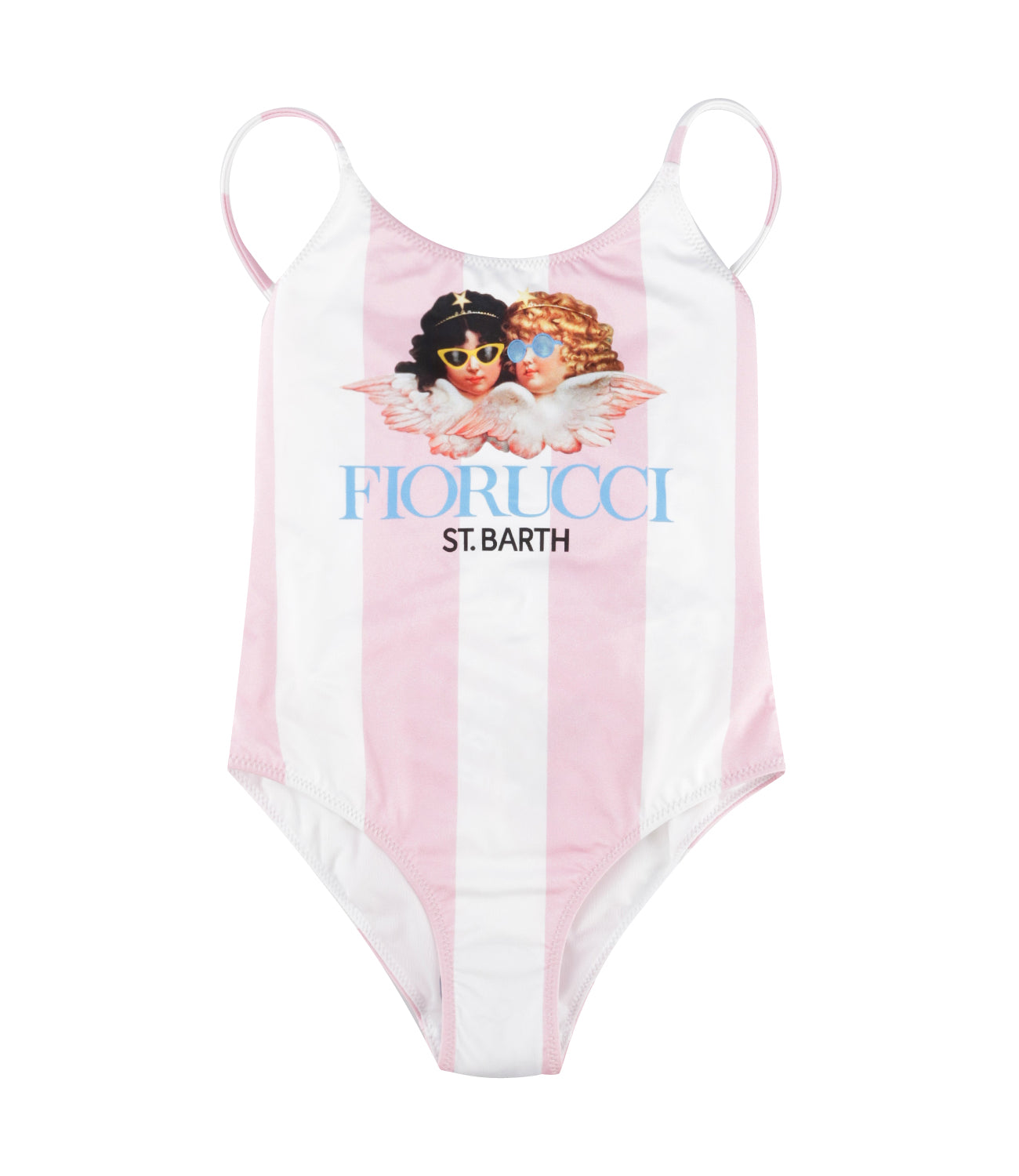 MC2 Saint Barth Kids | Pink and White Bikini Swimsuit