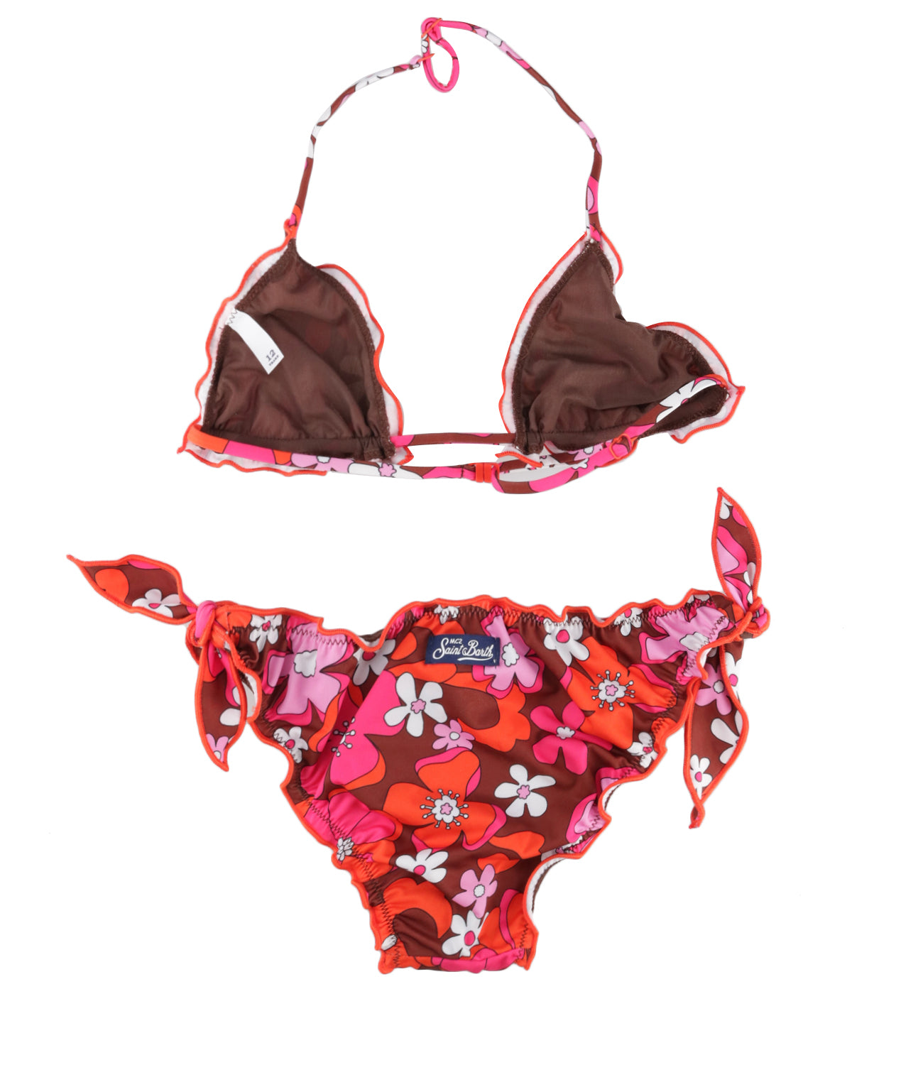 MC2 Saint Barth | Brown and Pink Bikini Swimsuit