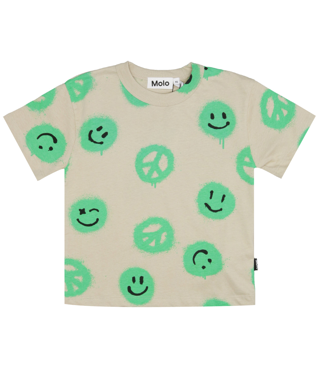Molo | Riley T-Shirt Beige and Green