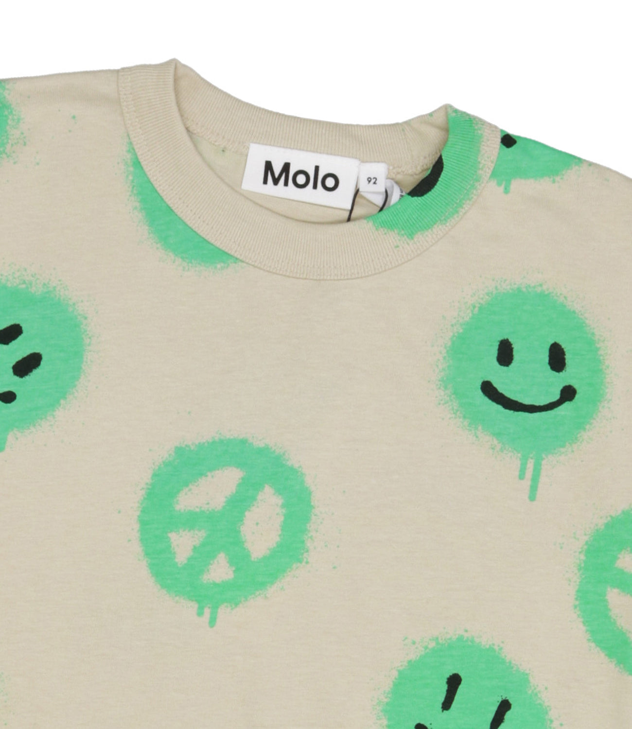 Molo | T-Shirt Riley Beige e Verde
