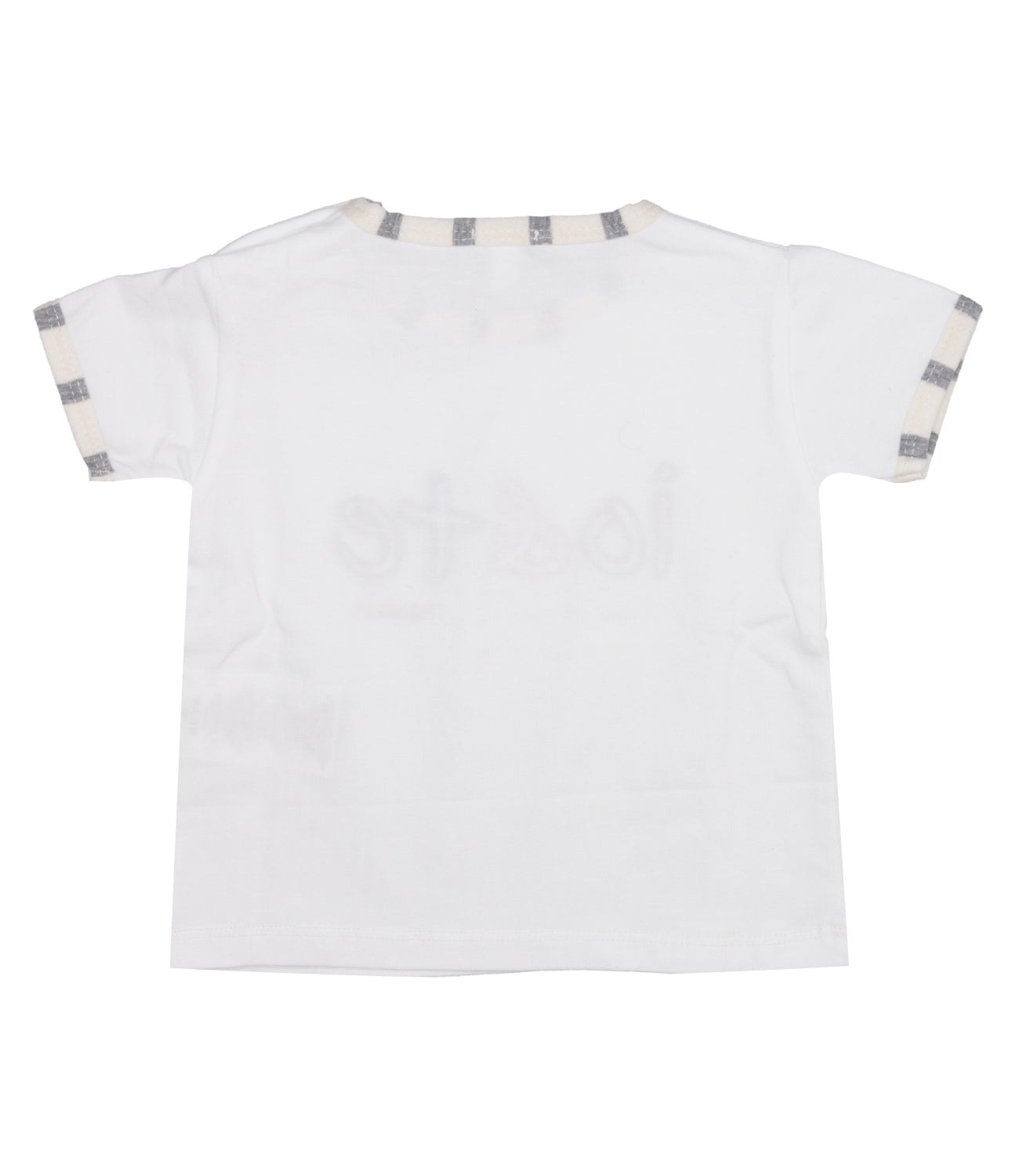 Nanan | White and Grey T-Shirt
