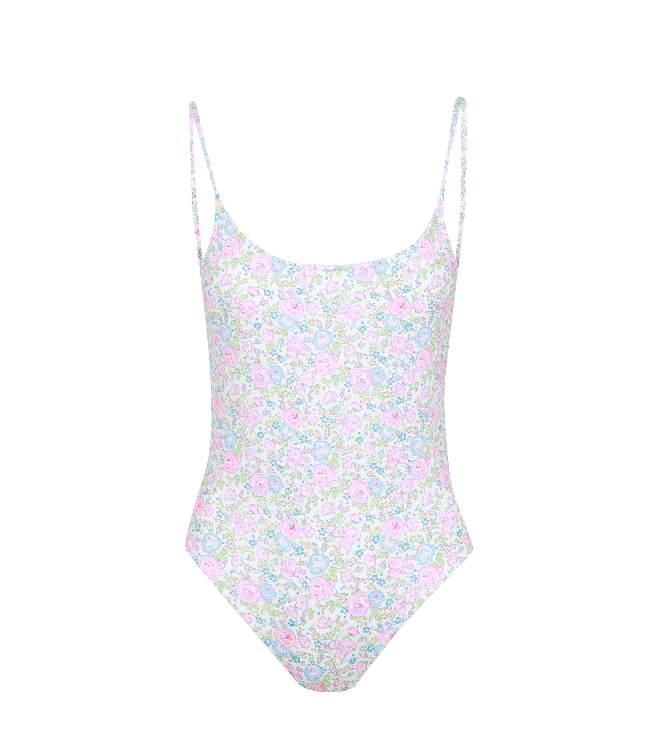 Red Fish Beachwear | Pink and White One Piece Swimsuit