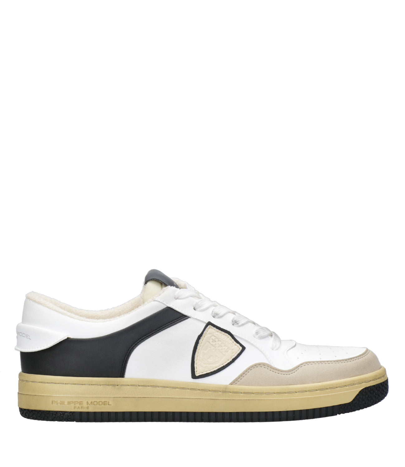Philippe Model | Sneakers Lyon Low Man Black and White