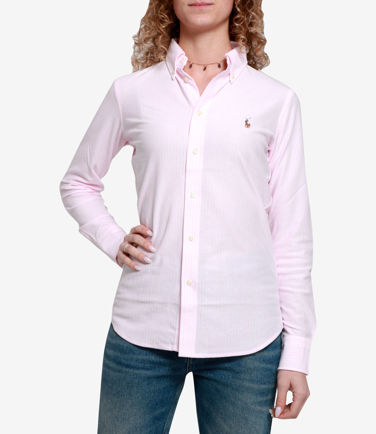 Polo Ralph Lauren | Pink and White Shirt