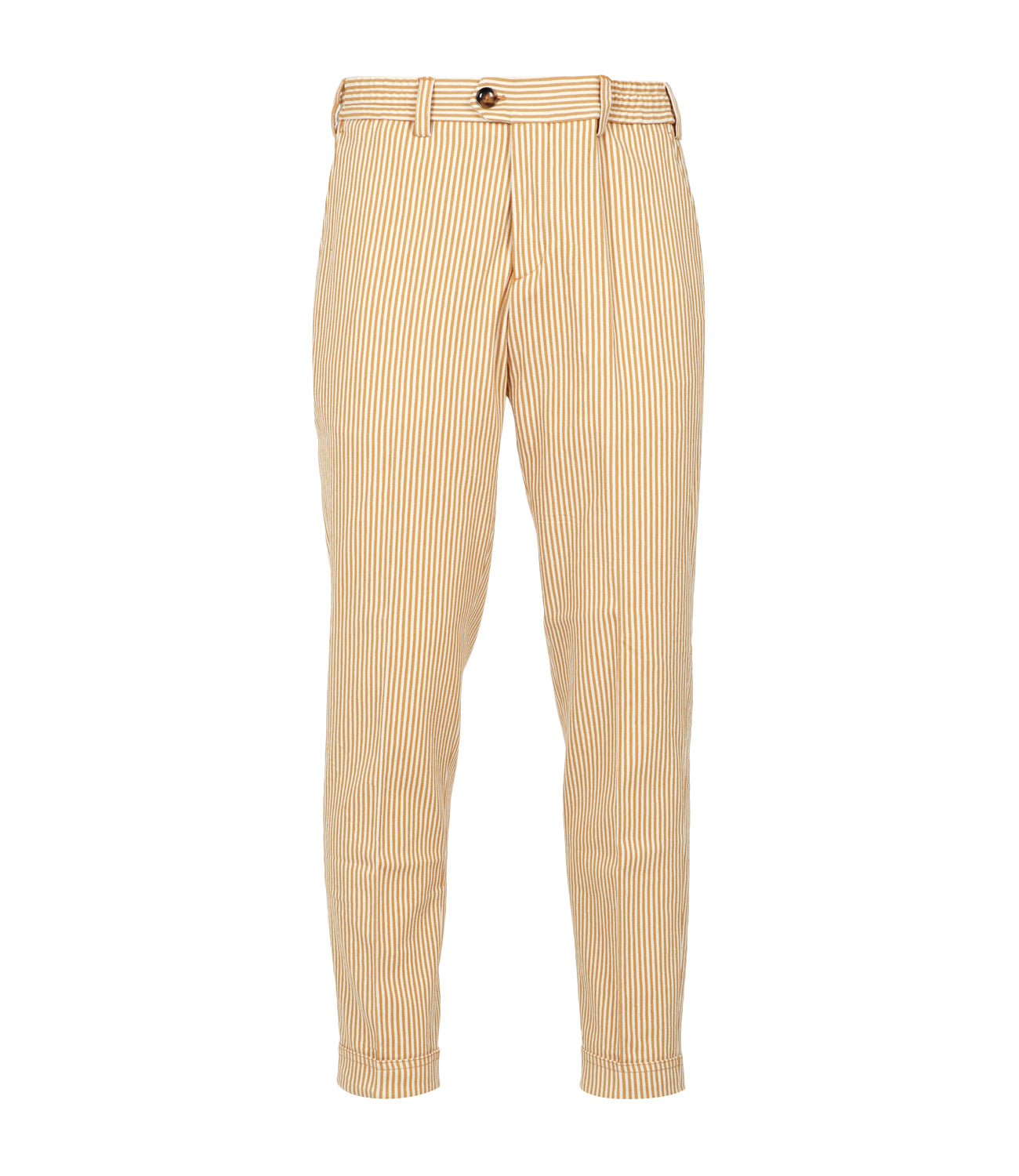 PT Torino | Cream and Camel Trousers