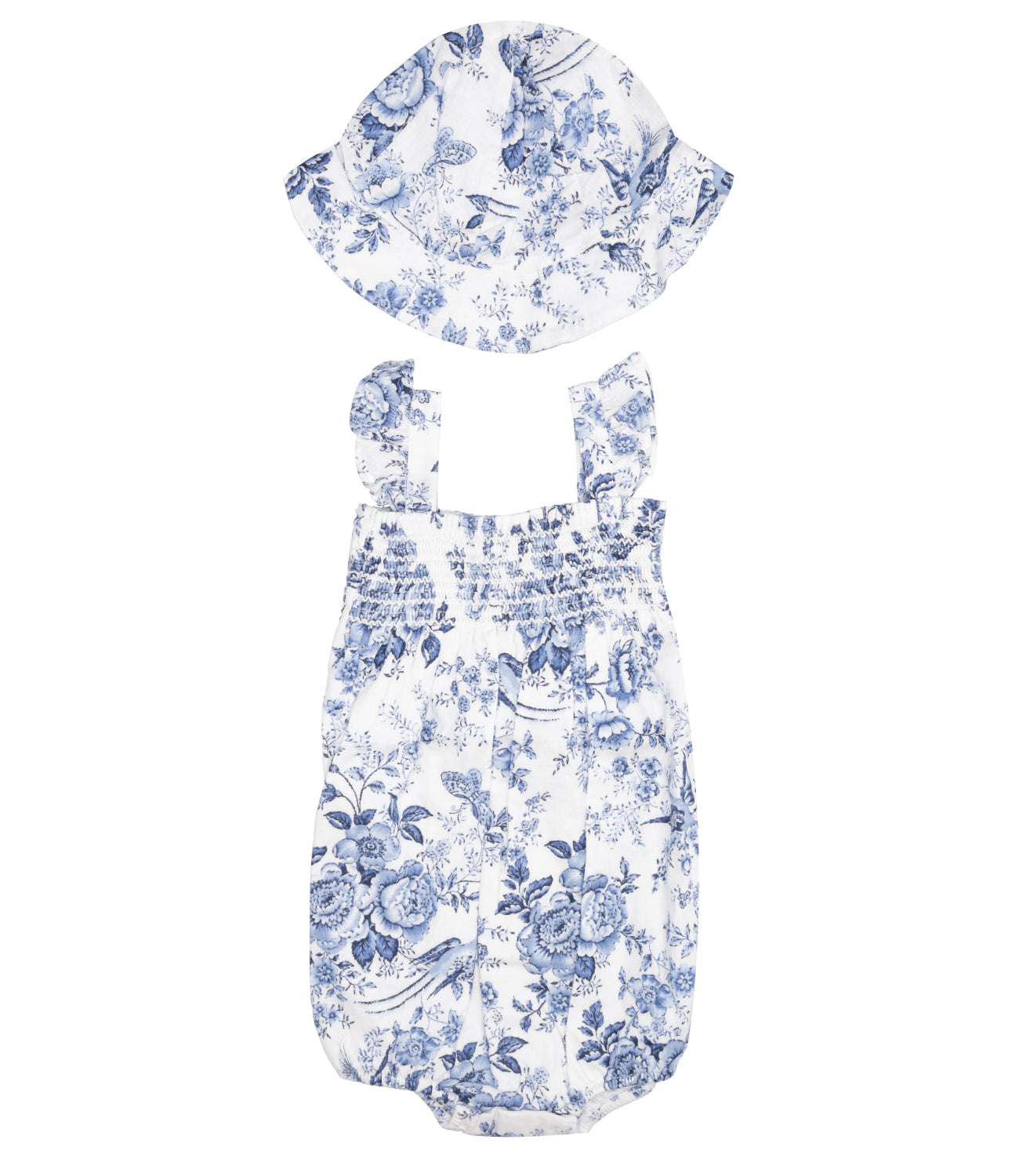 Ralph Lauren Childrenswear | Blue and White Romper Suit