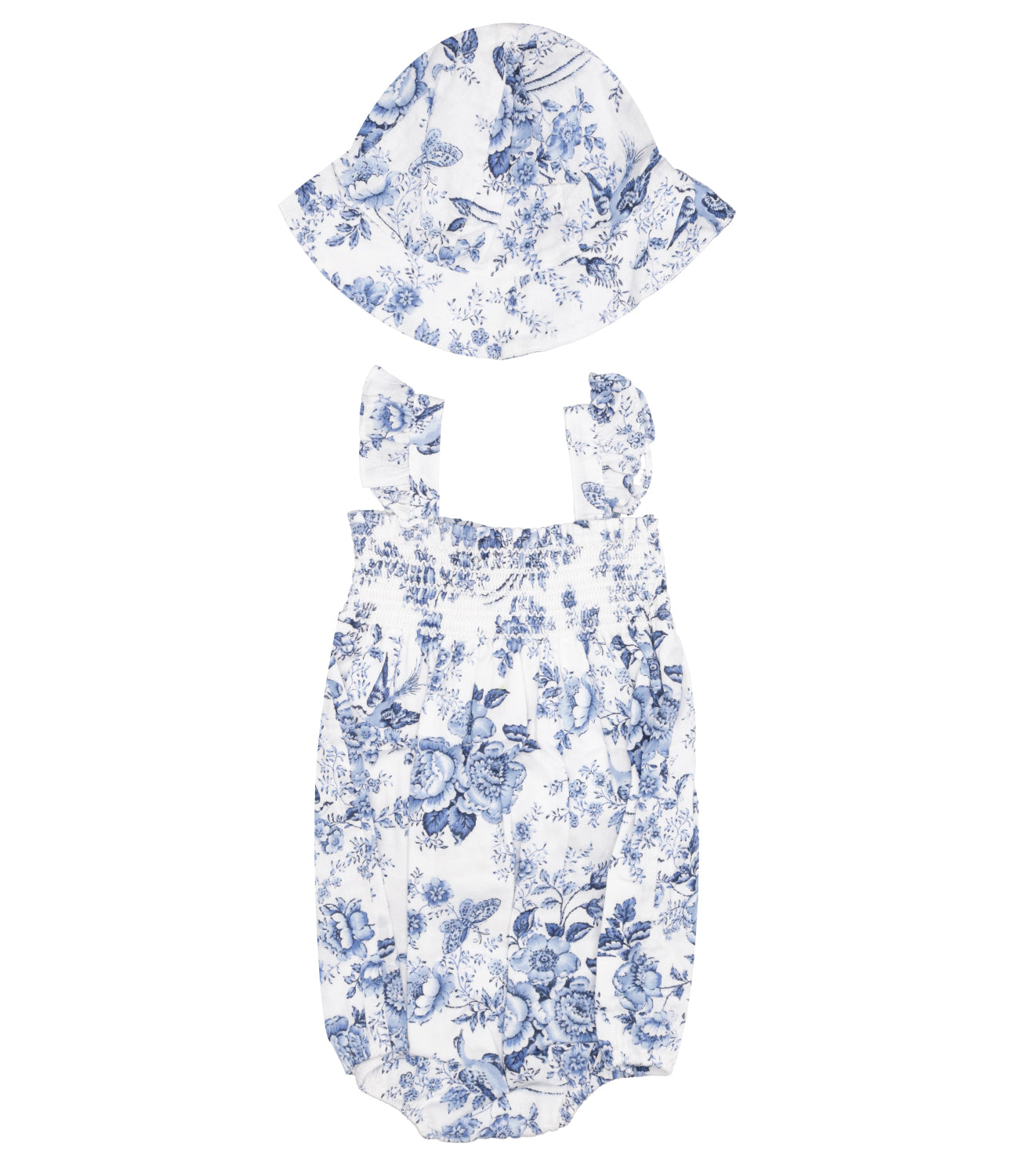 Ralph Lauren Childrenswear | Blue and White Romper Suit