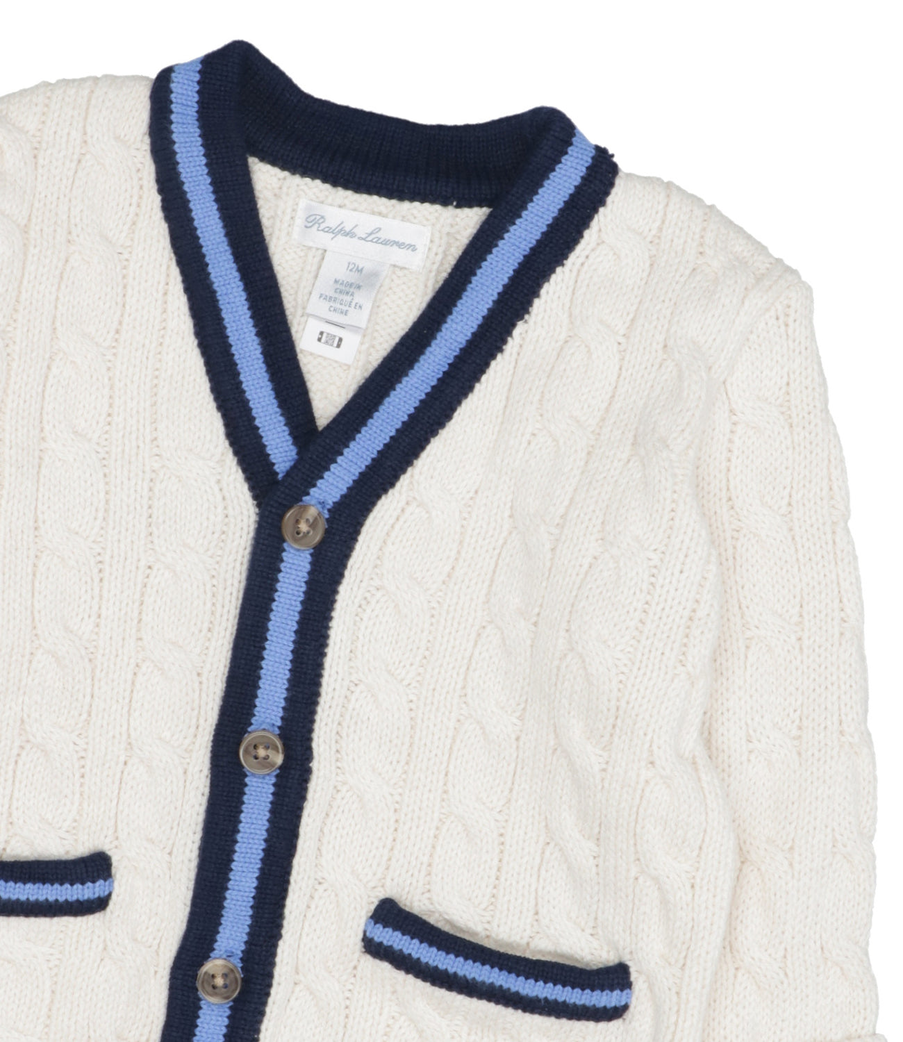 Ralph Lauren Childrenswear | Cardigan Crema e Blu