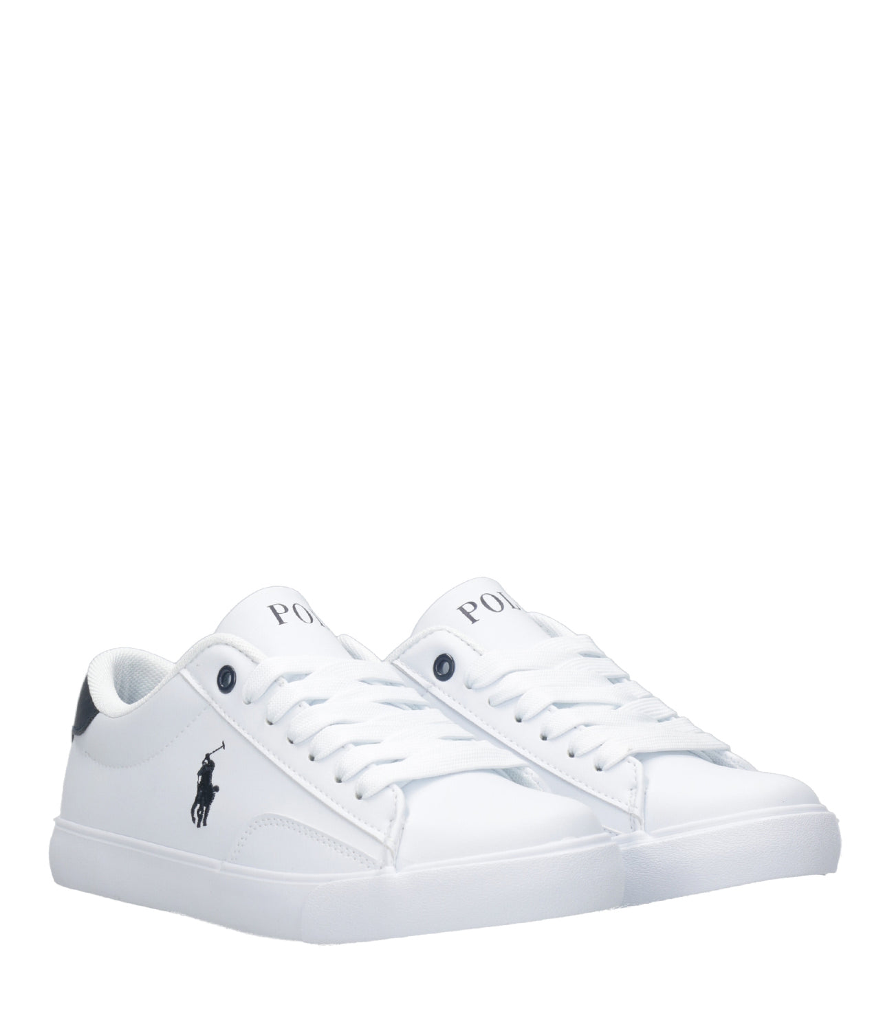 Ralph Lauren Childrenswear | Sneakers Theron V White and Navy Blue