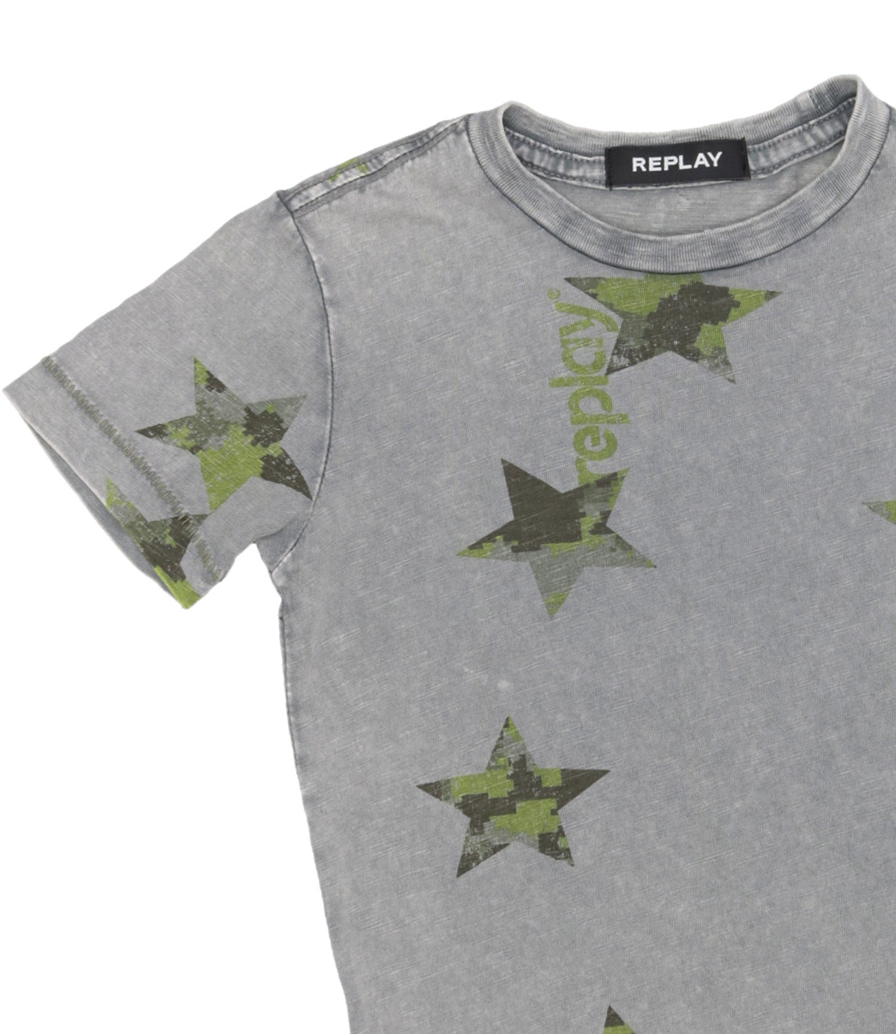 Replay & Sons Junior | T-Shirt Grigio e Verde