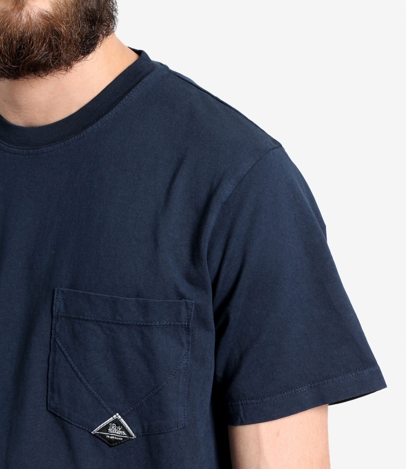 Roy Roger's | Navy Blue Pocket T-Shirt