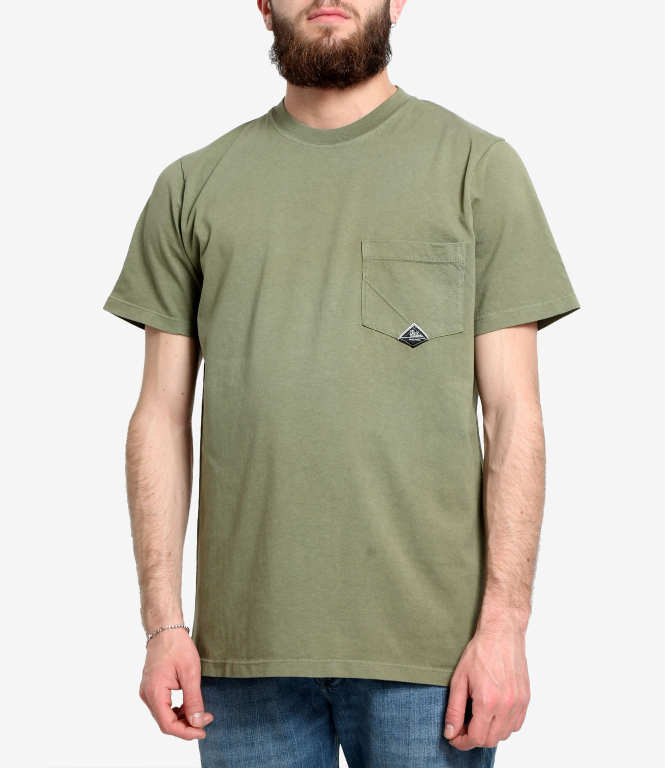 Roy Roger's | T-Shirt Pocket Verde Militare