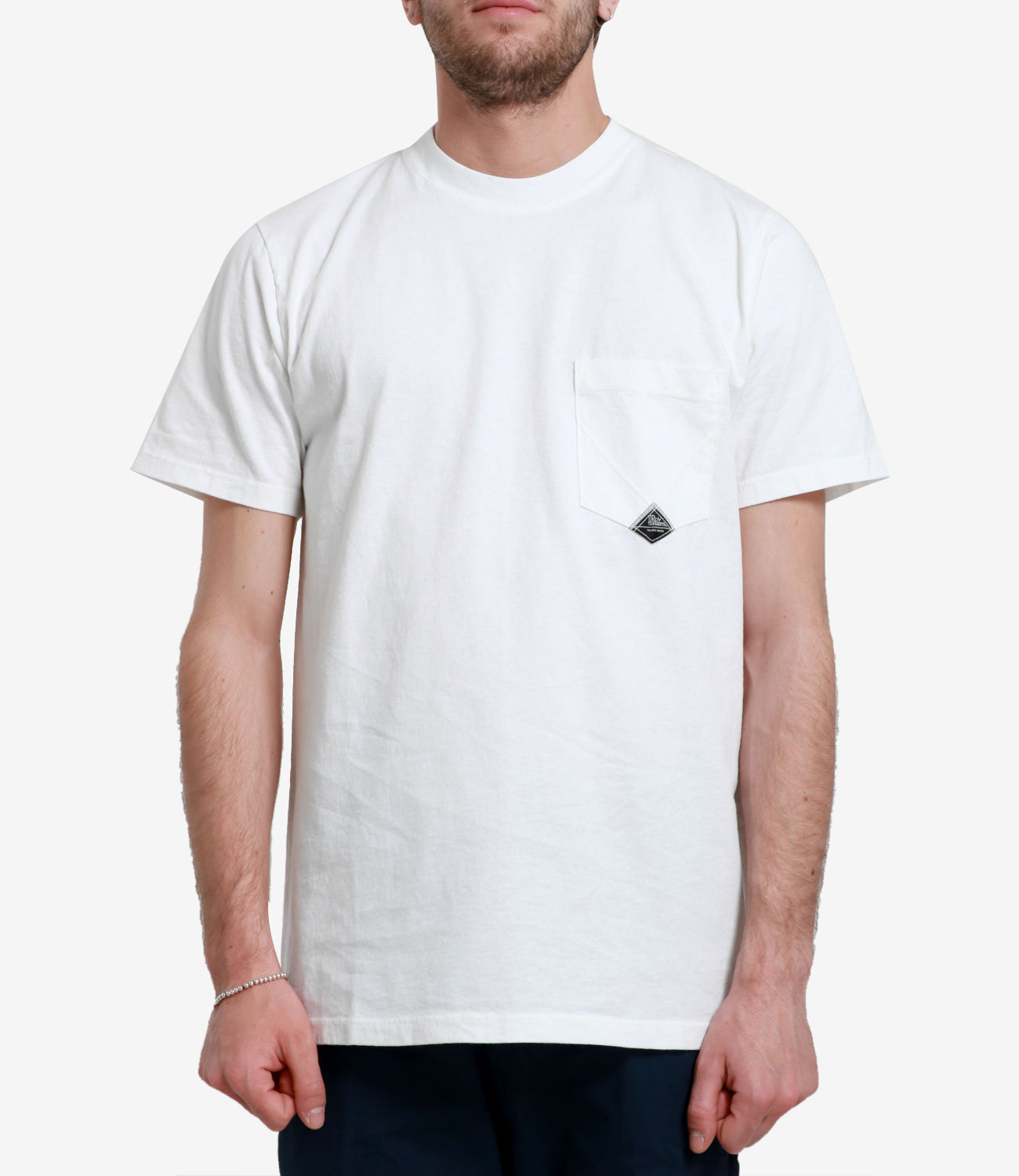 Roy Roger's | T-Shirt Pocket Bianca