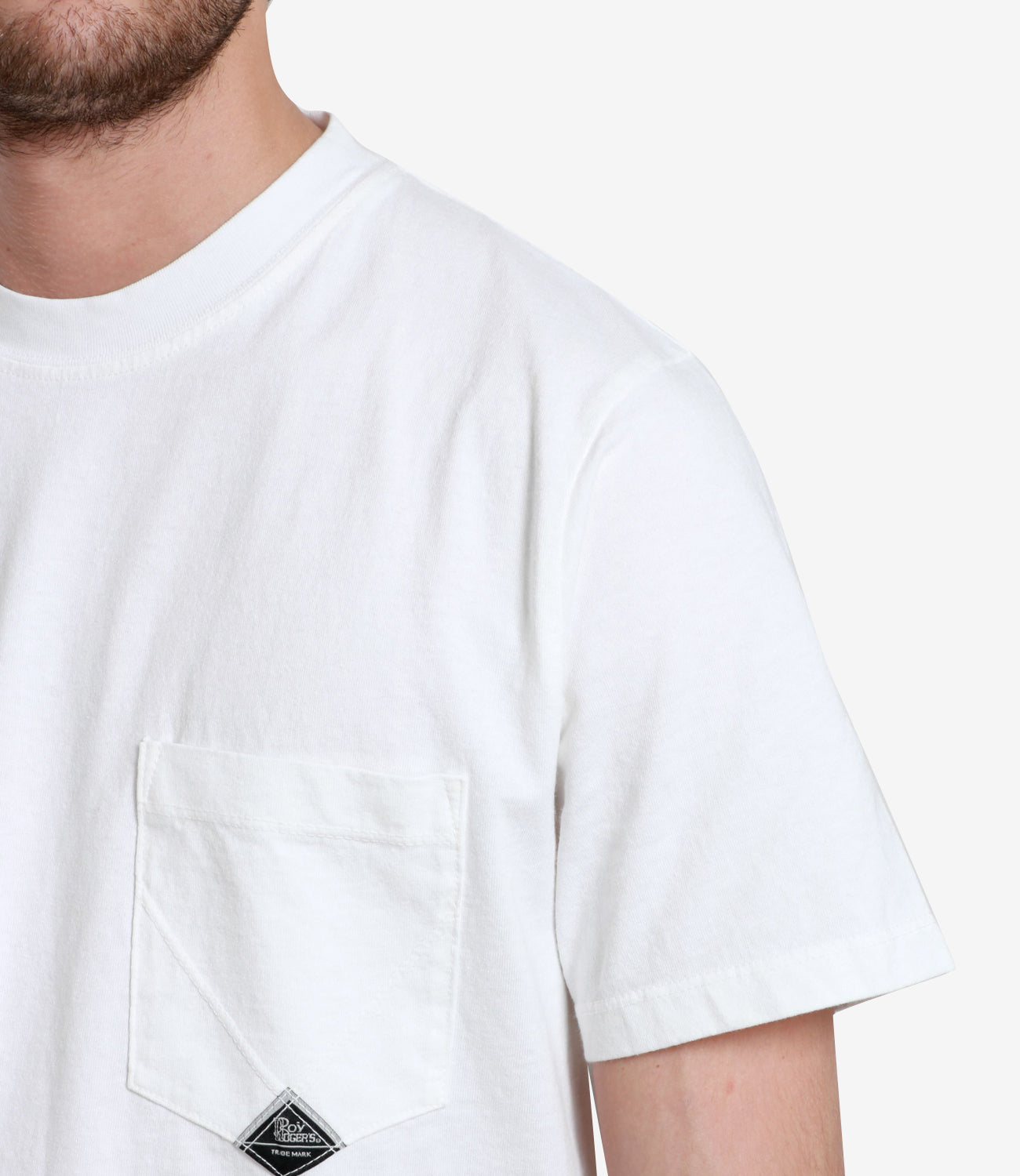 Roy Roger's | White Pocket T-Shirt