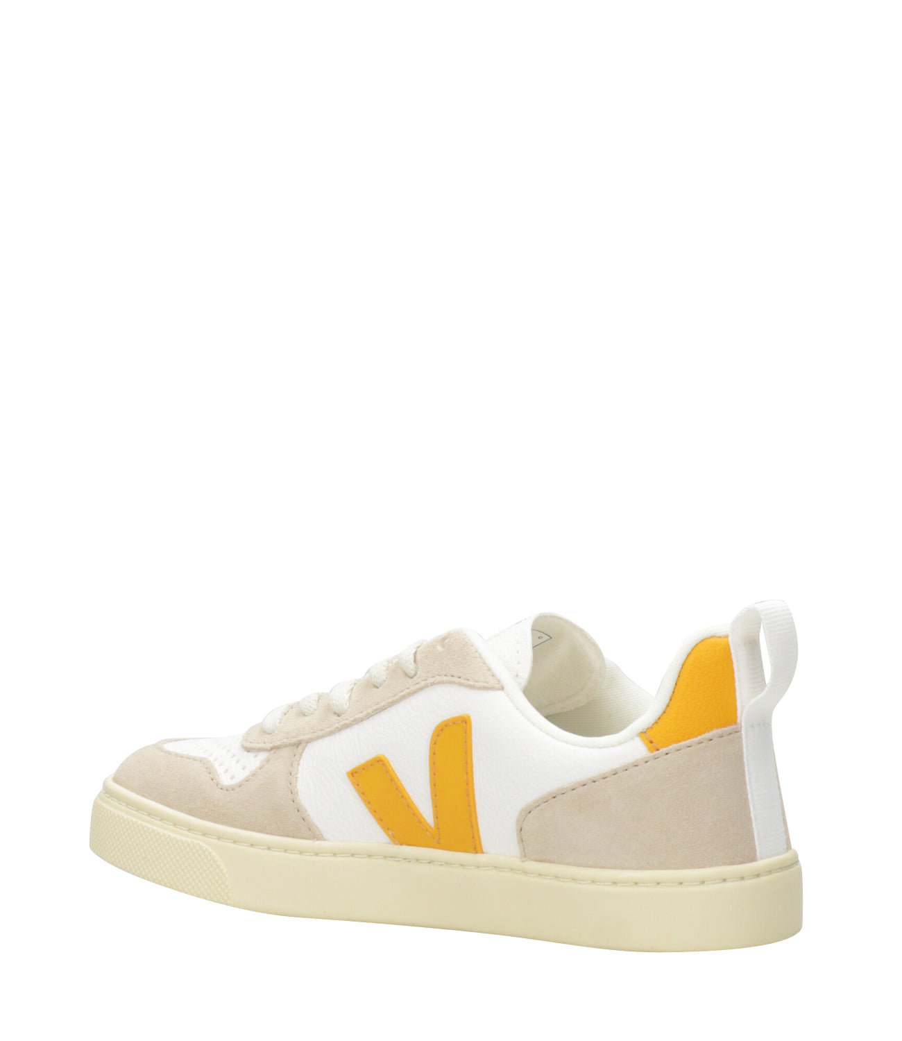 Veja Kids | White and Yellow Sneakers