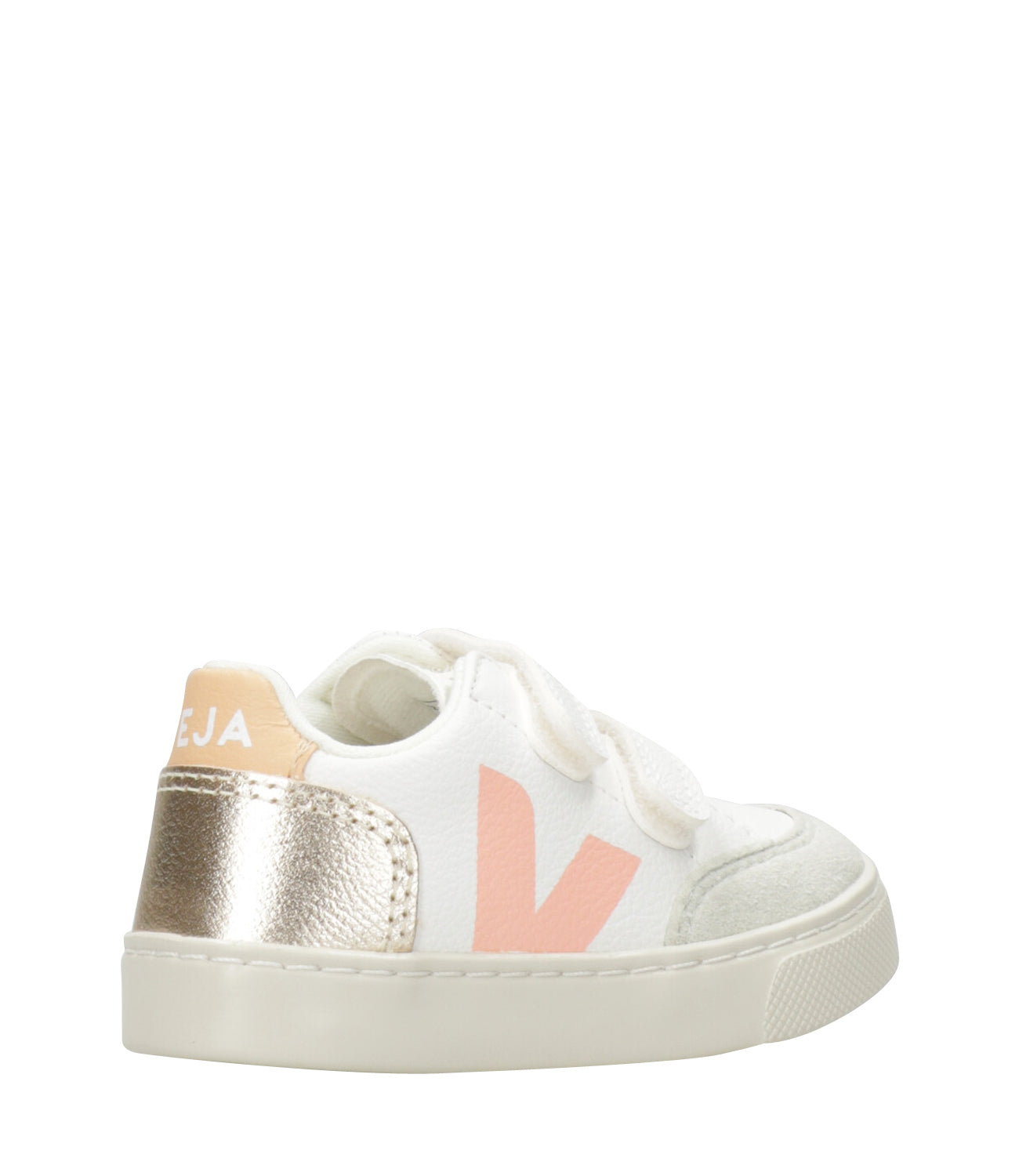 Veja Kids | Sneakers V-12 Bianco+Rosa+Platino