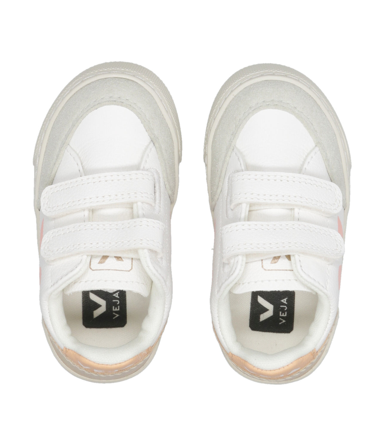 Veja Kids | Sneakers V-12 Bianco+Rosa+Platino