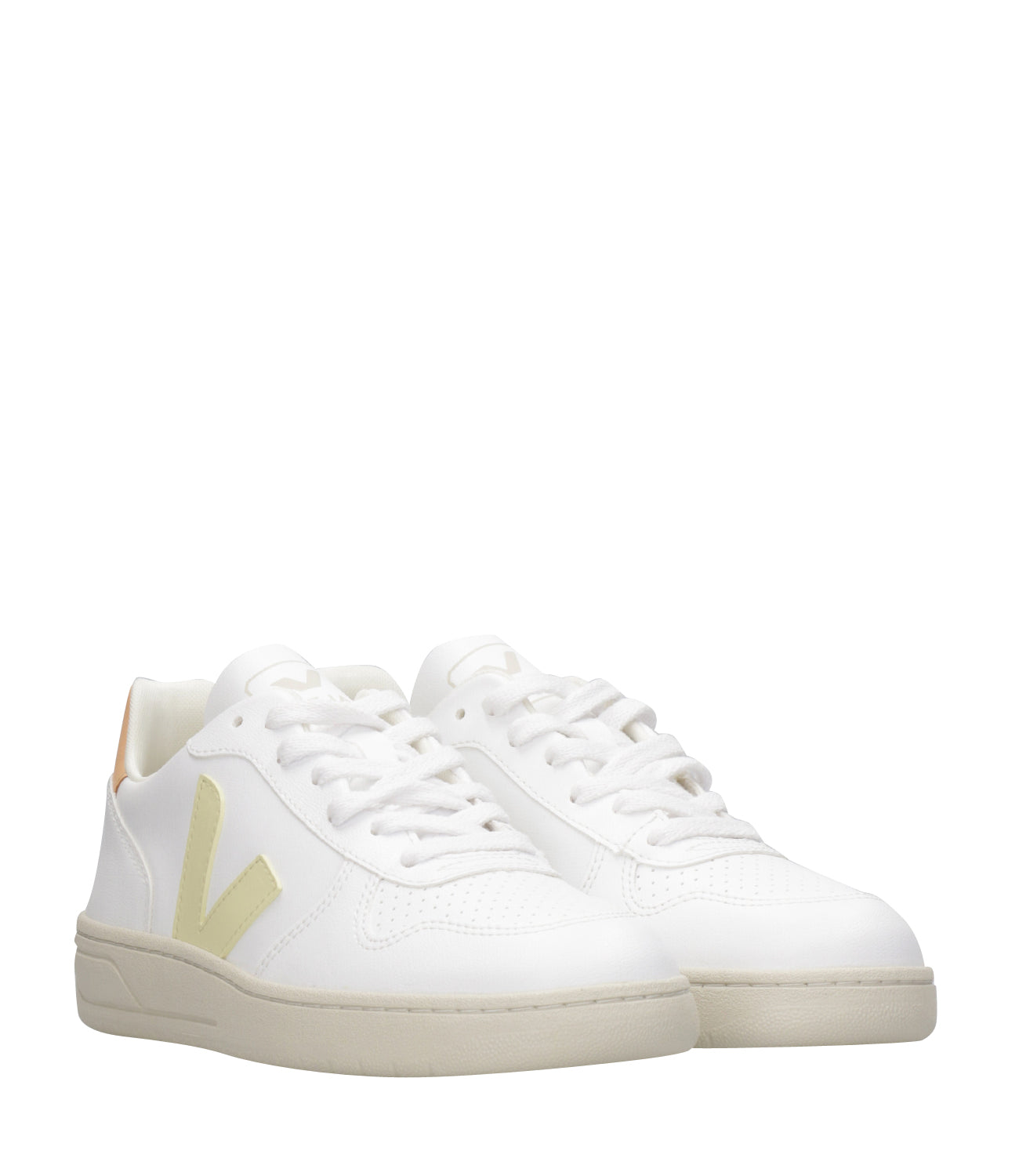 Veja | Sneakers V-10 White and Peach