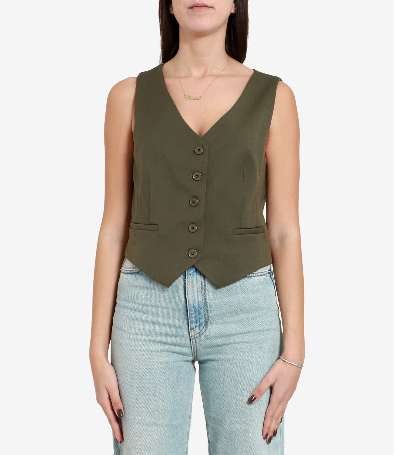 Aniye By | Bustier Jia Verde Militare