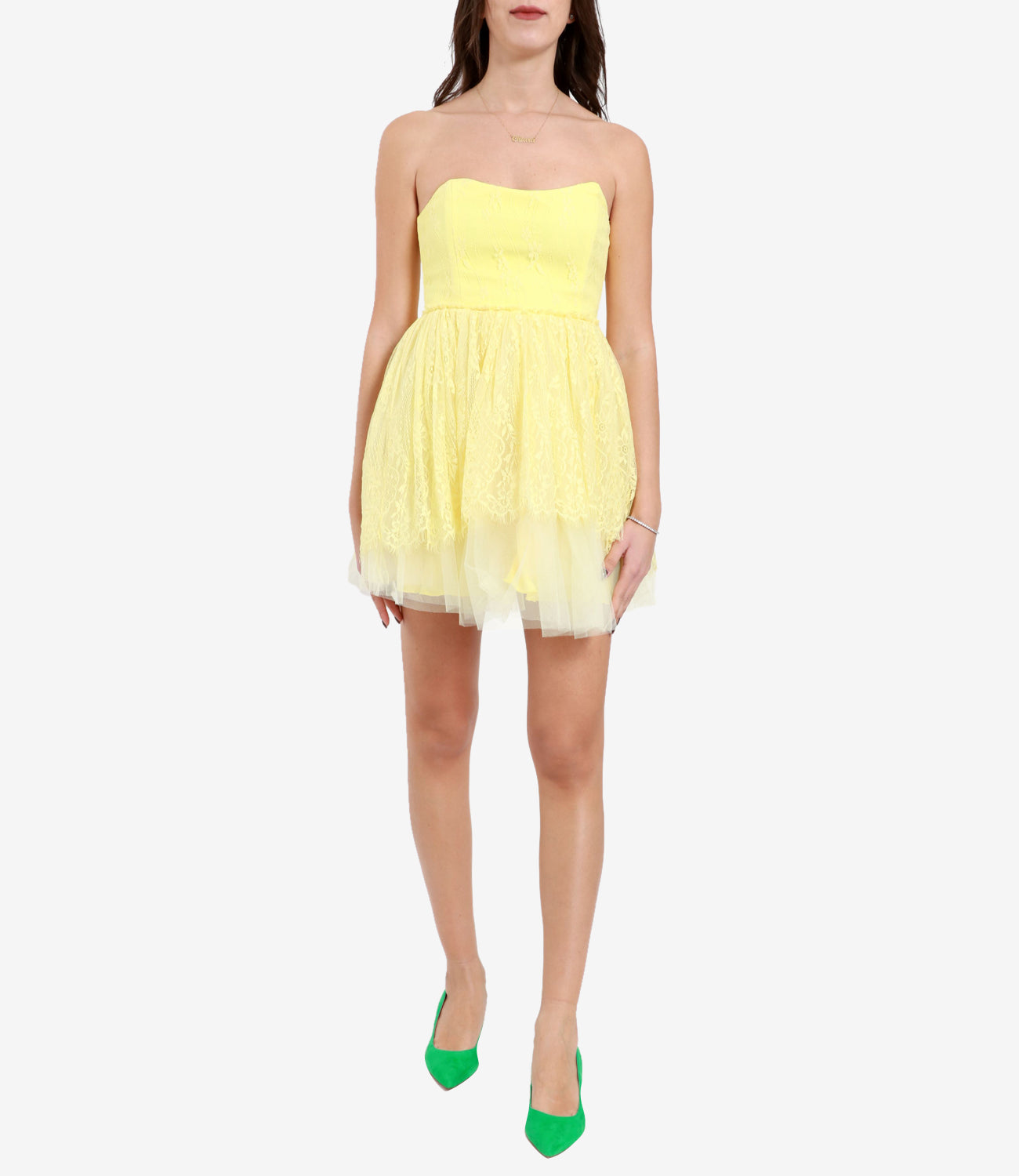 Aniye By | Lemon Yellow Erin Dress