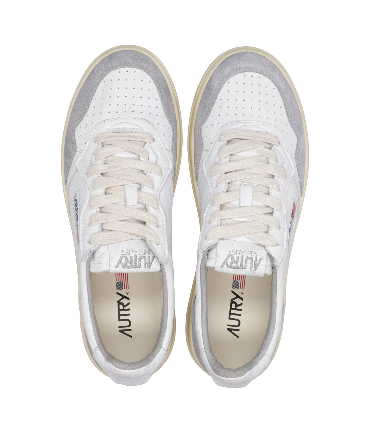 Autry | White and Gray Sneakers