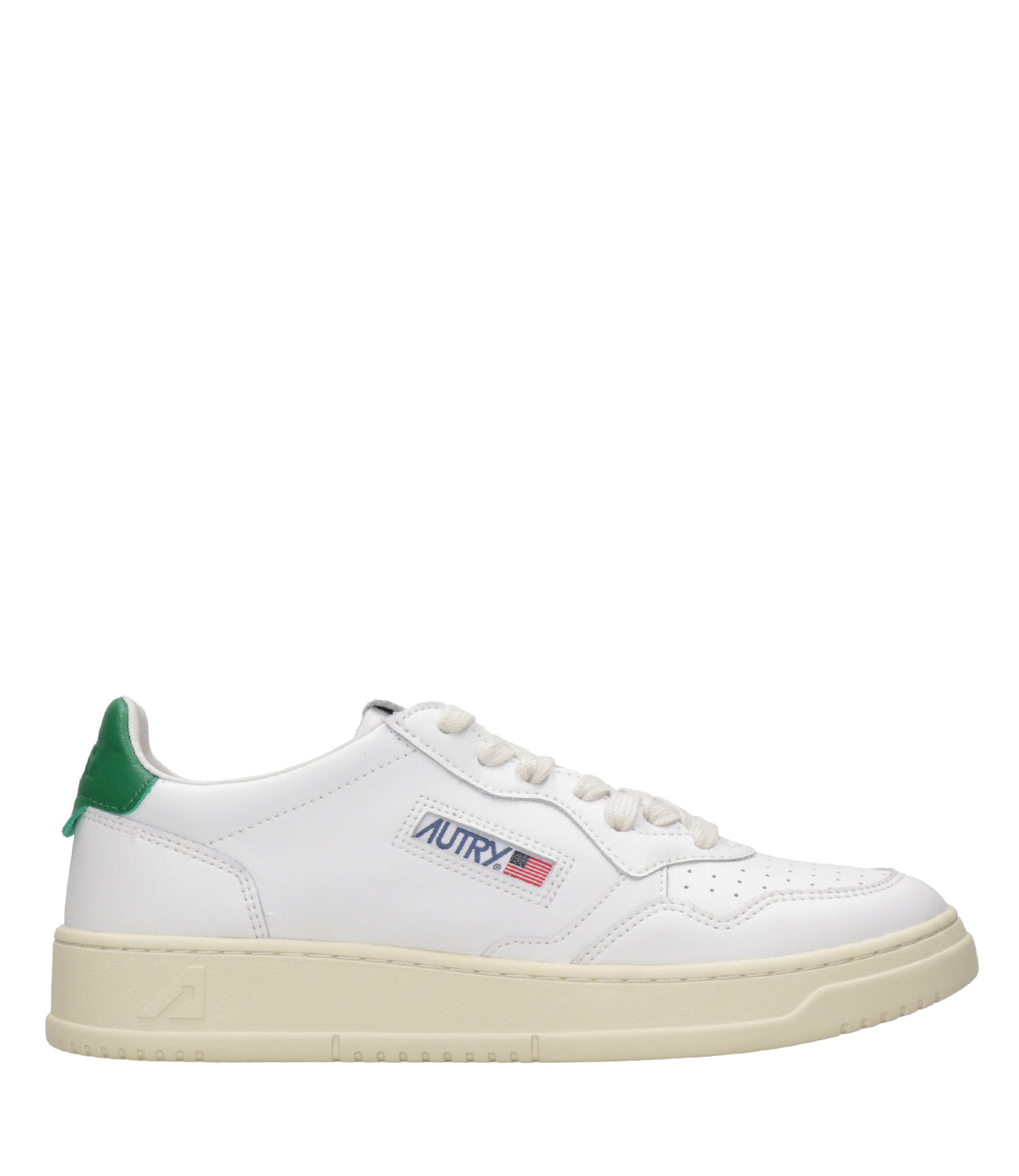 Autry | White and Green Sneakers