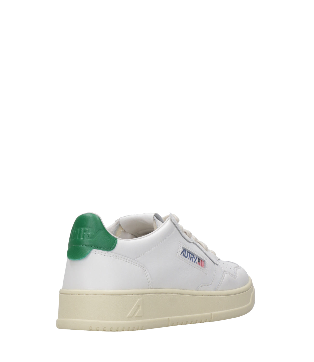 Autry | White and Green Sneakers