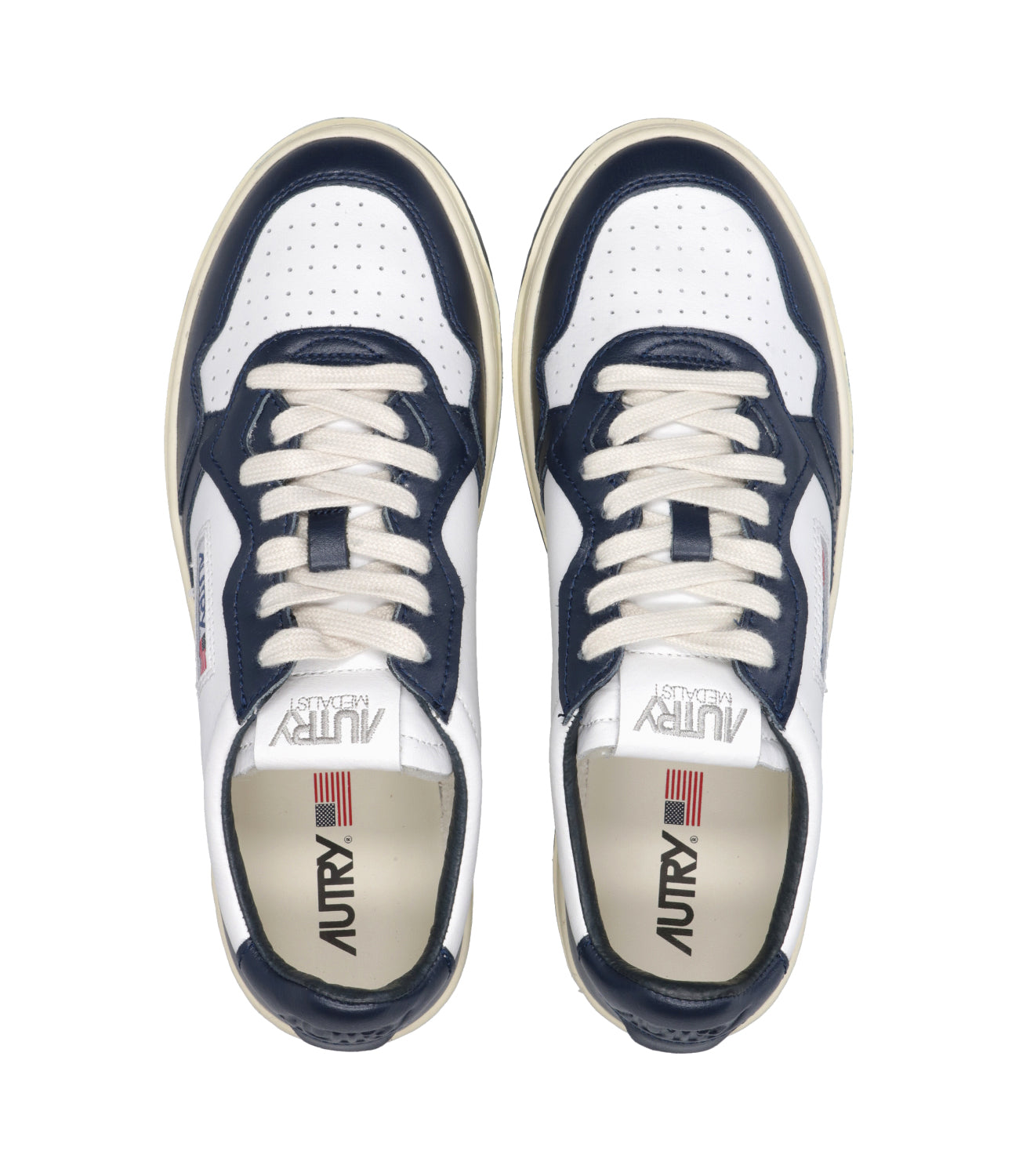 Autry | White and Blue Sneakers