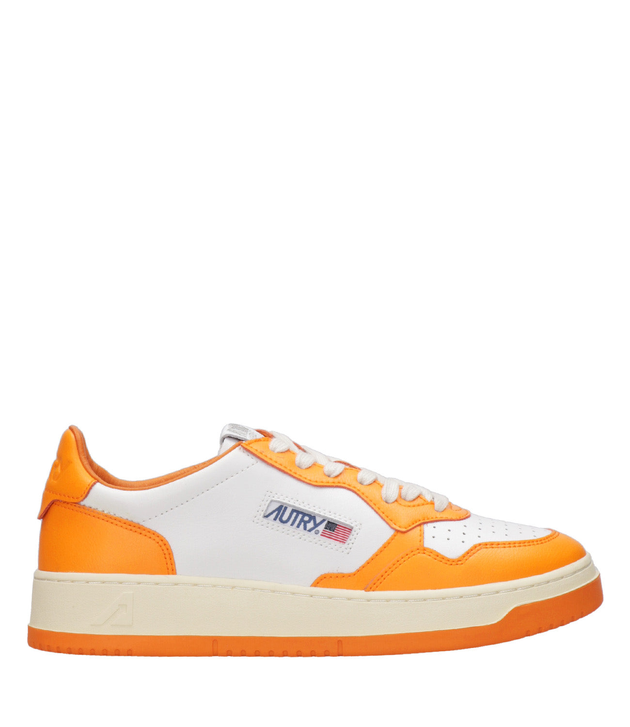 Autry | White and Orange Sneaker