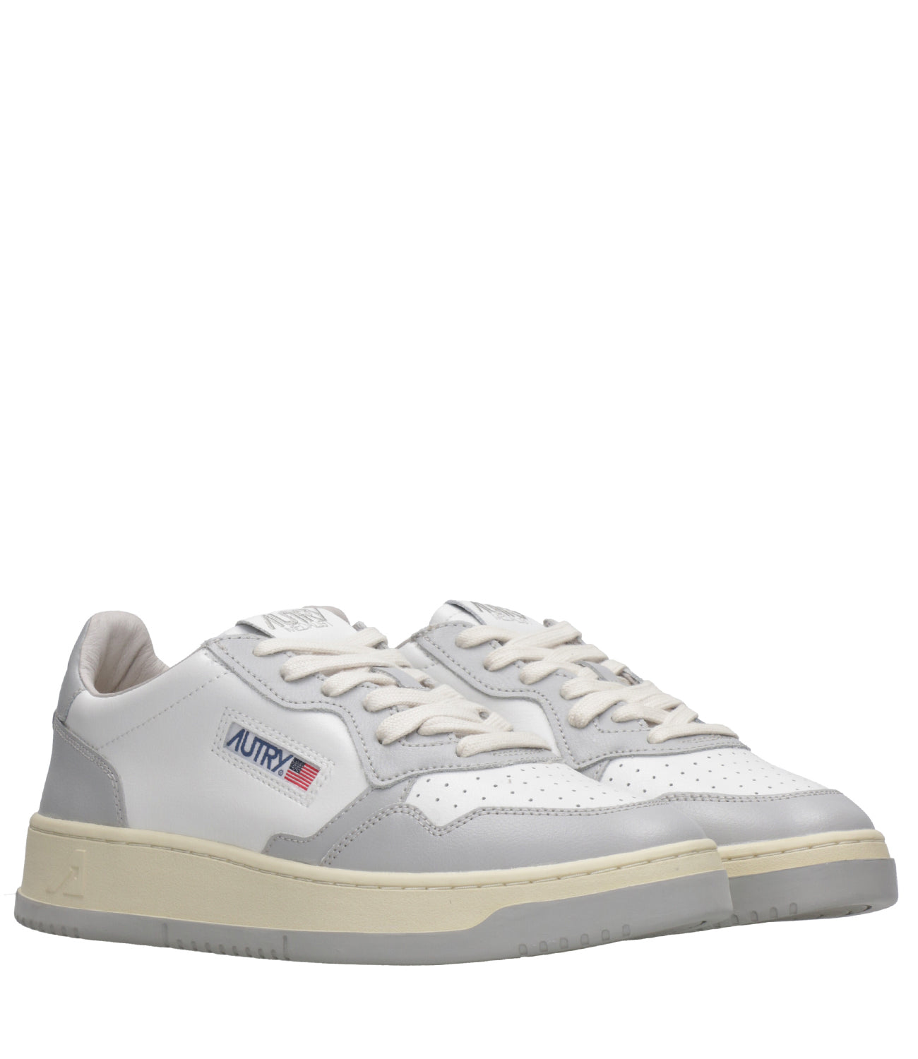 Autry | Medalist Sneakers White and Gray
