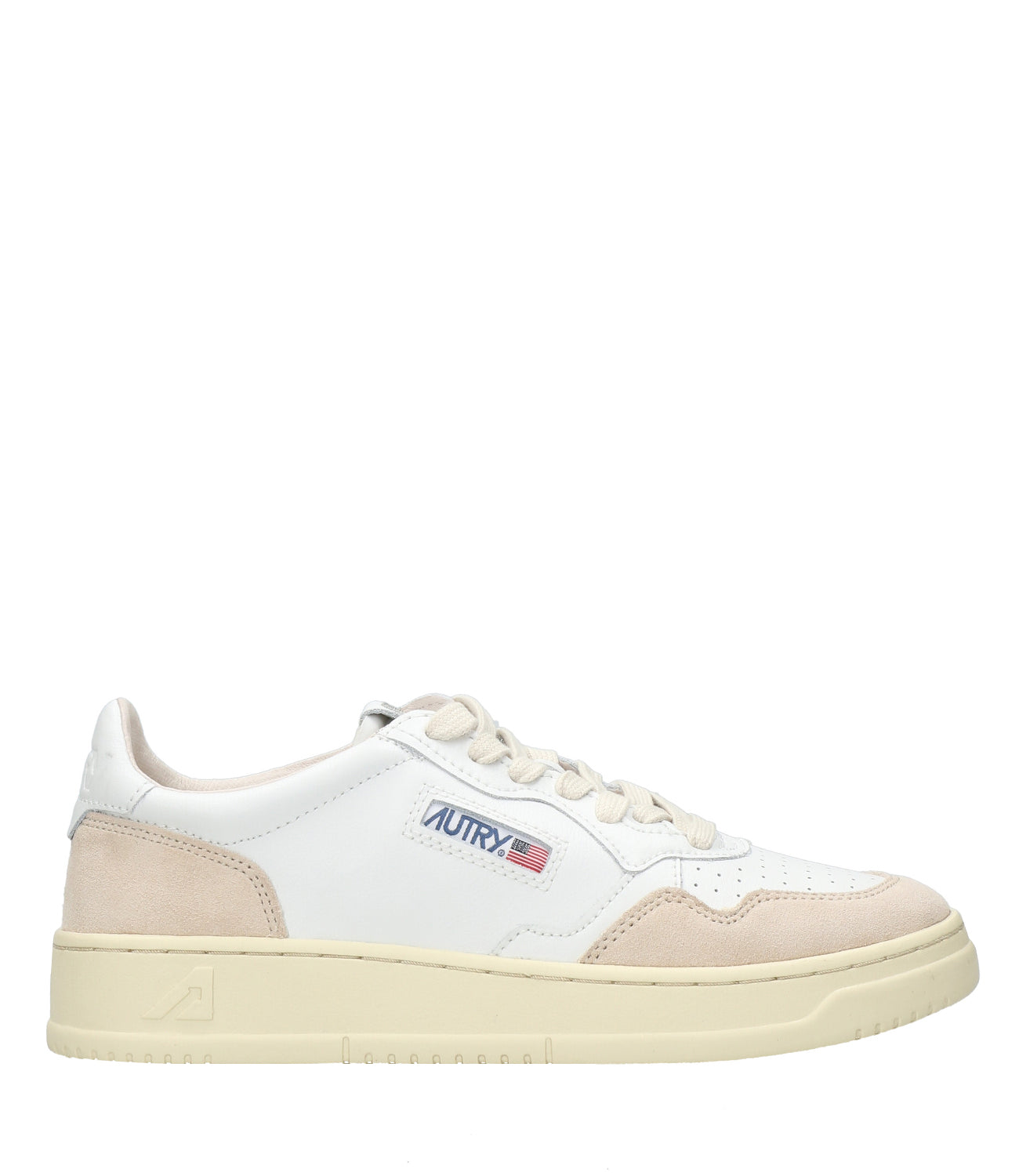 Autry | Sneakers Medalist Low Bianca e Rosa