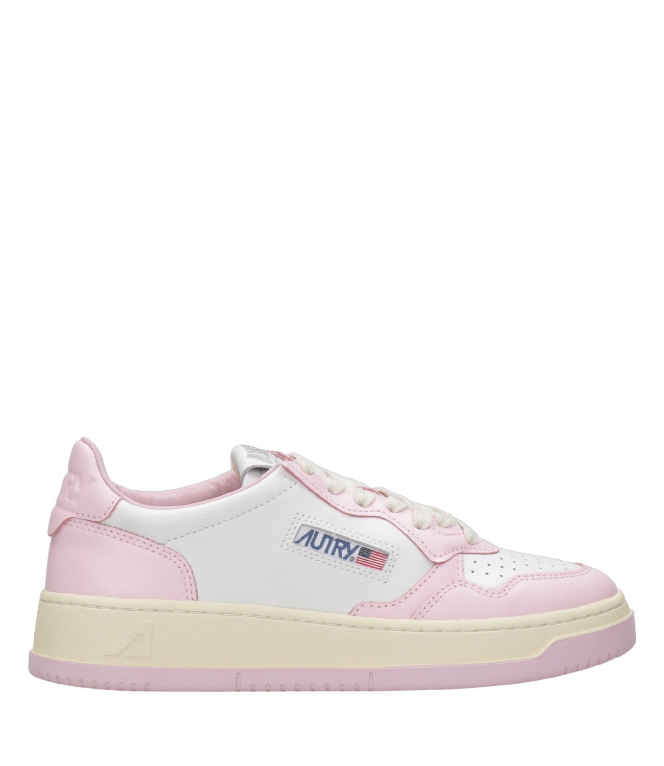 Autry | White and Pink Sneaker