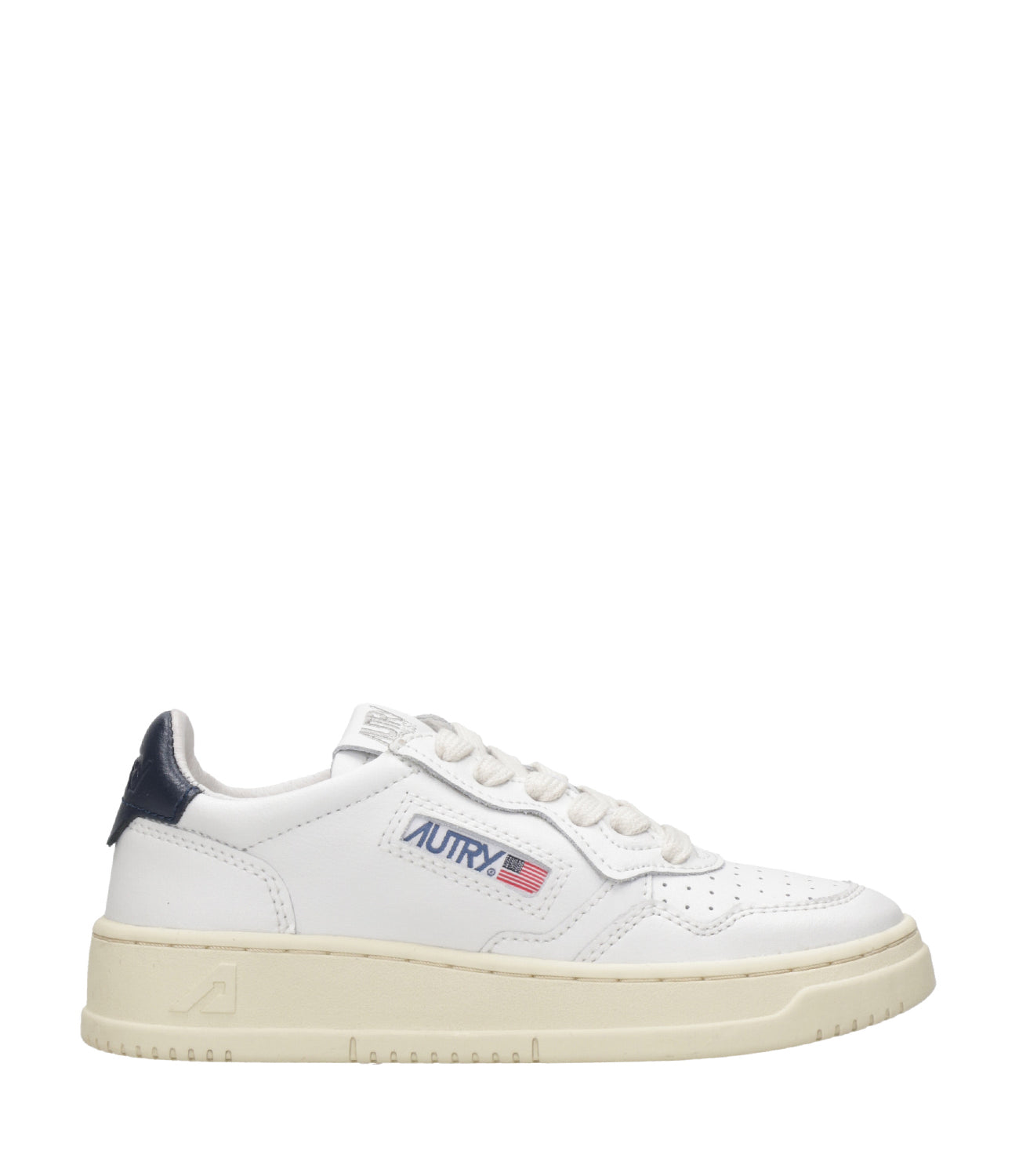 Autry Kids | Medalist Low Sneakers White and Blue