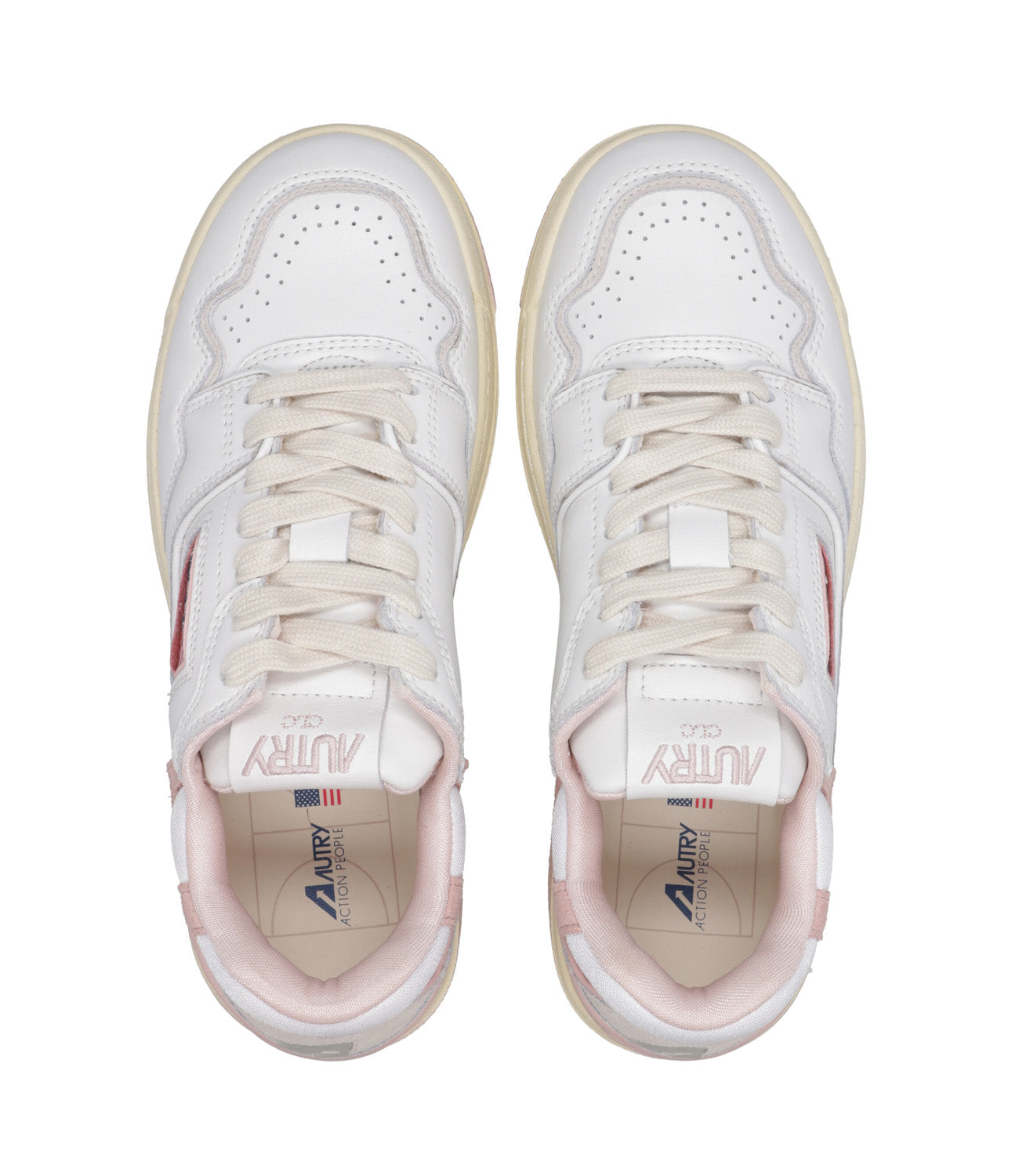 Autry | Sneaker Bianco Grigio e Rosa